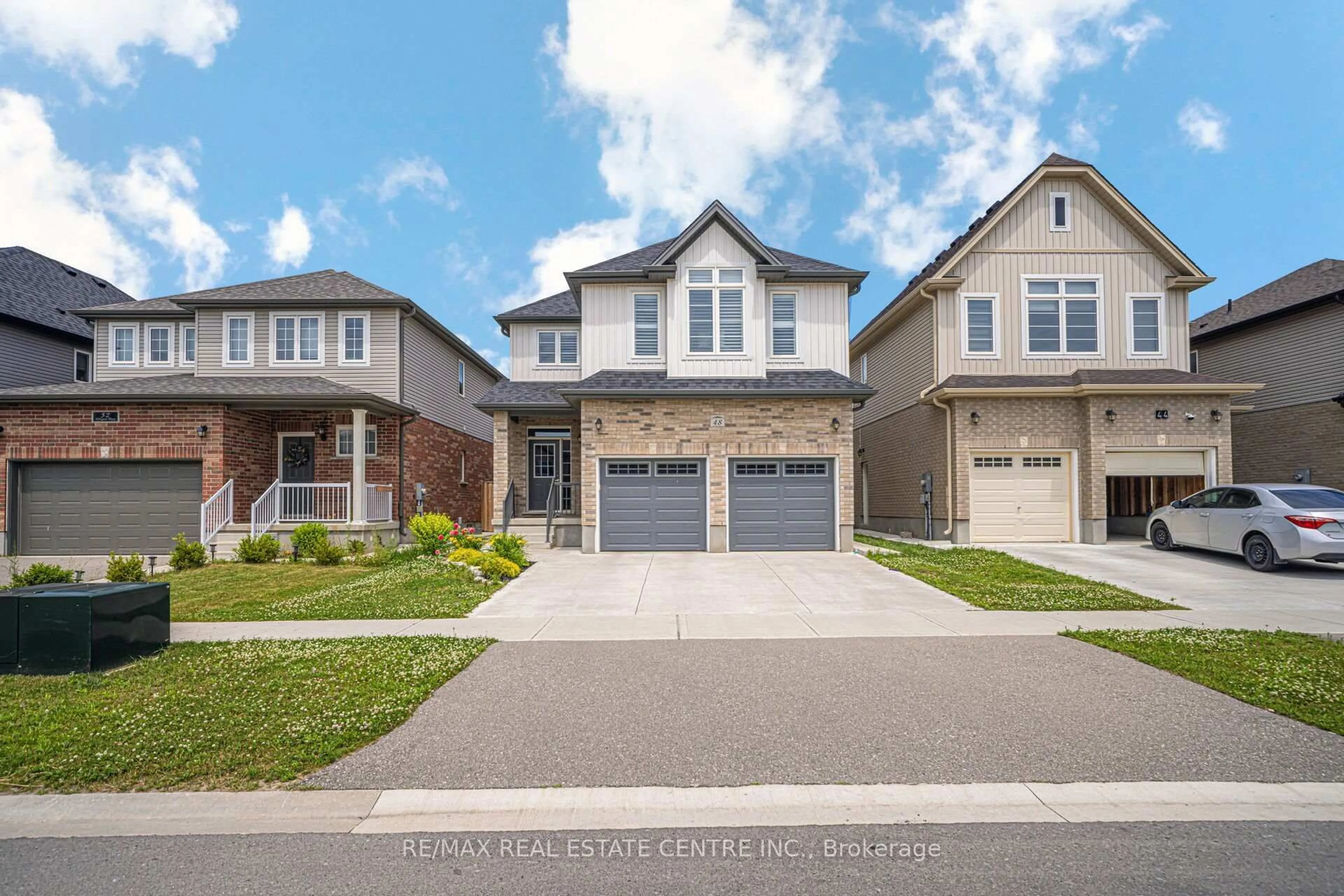 Home with brick exterior material, street for 48 Arlington Pkwy, Brant Ontario N3L 0G2