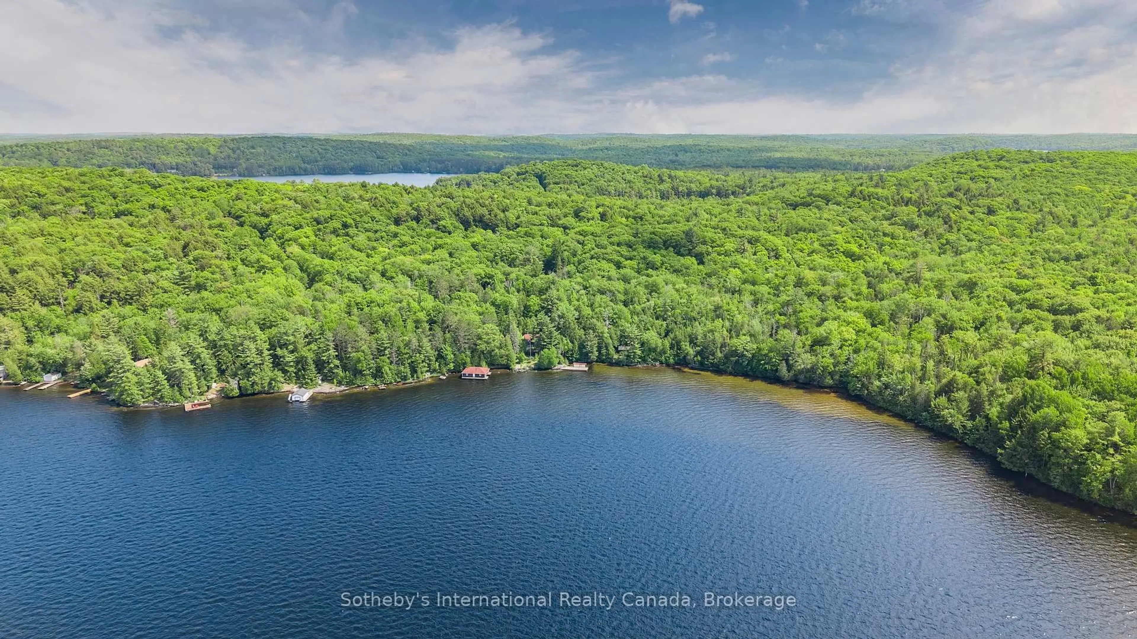 A pic from outside/outdoor area/front of a property/back of a property/a pic from drone, water/lake/river/ocean view for 1076 Nithgrove Rd, Lake of Bays Ontario P0B 1A0