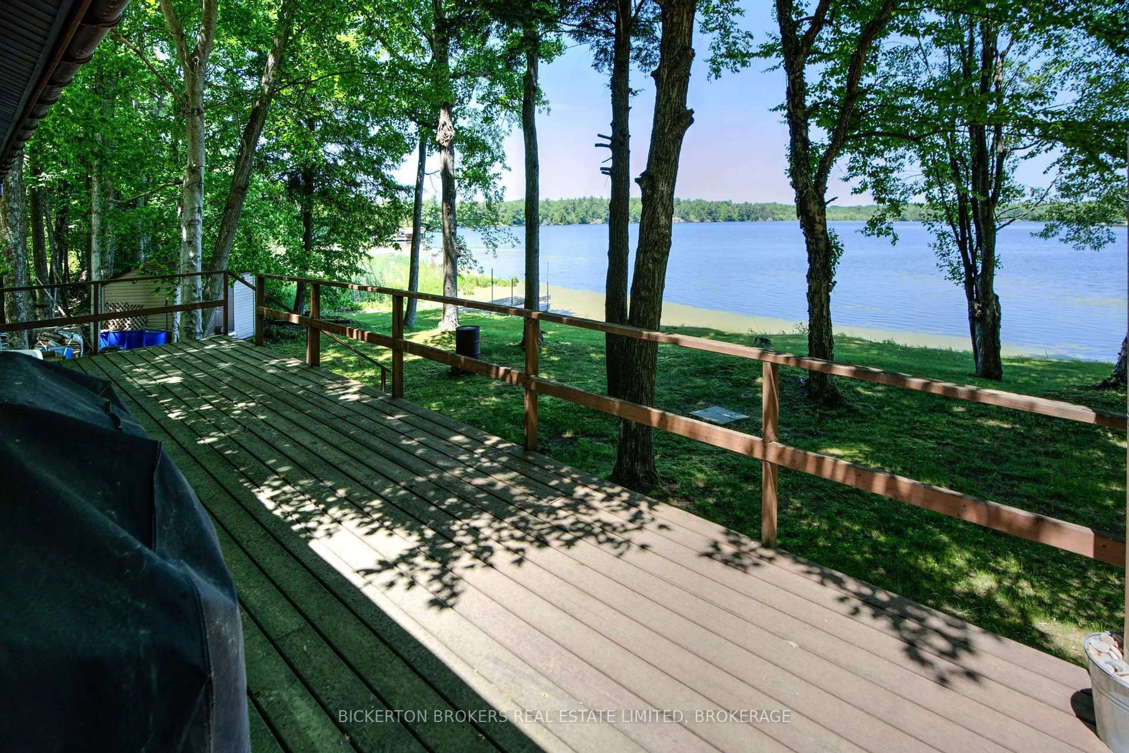 Patio, water/lake/river/ocean view for 375 Cedar Sands Roadway Rd, Rideau Lakes Ontario K0E 1N0