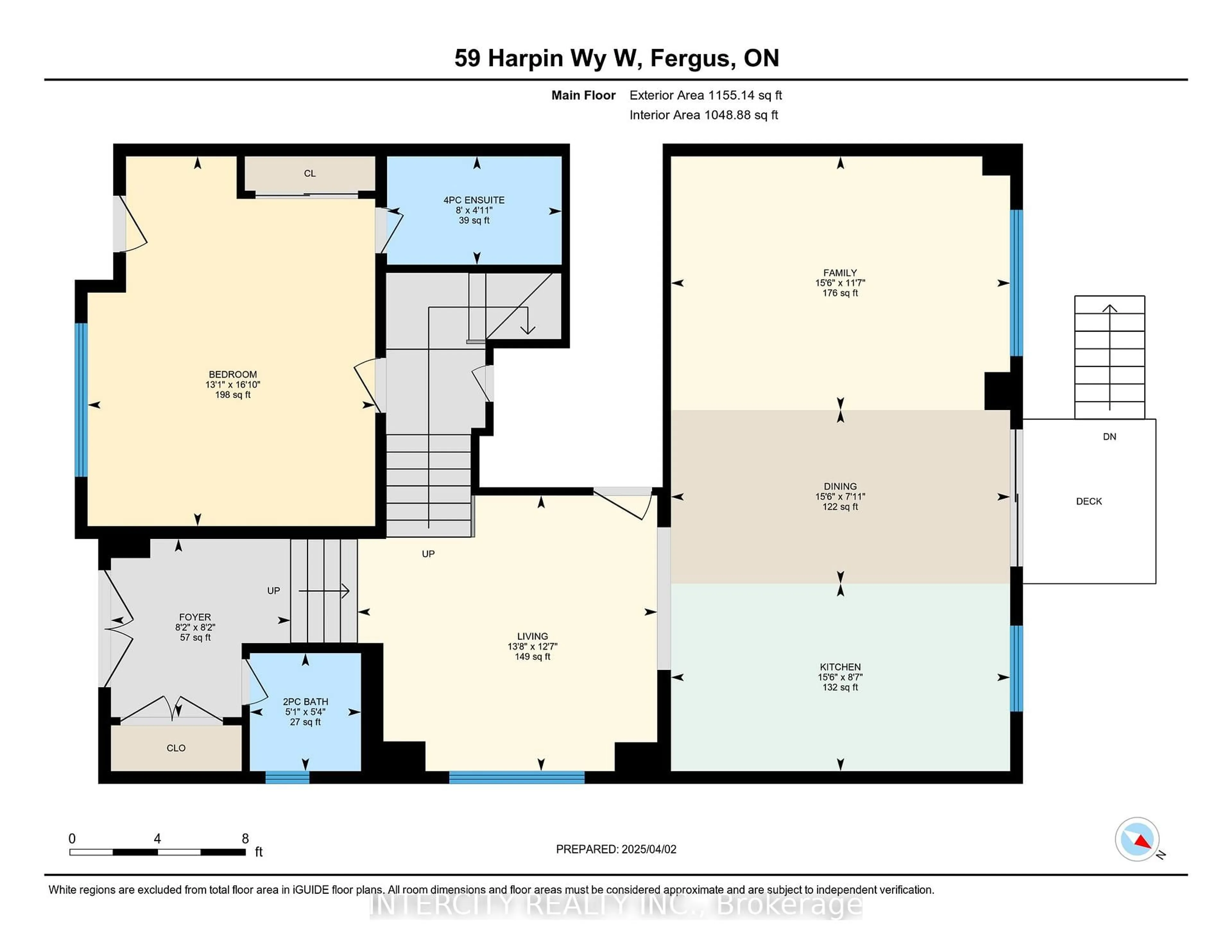 Floor plan for 59 Harpin Way, Centre Wellington Ontario N1M 0H8