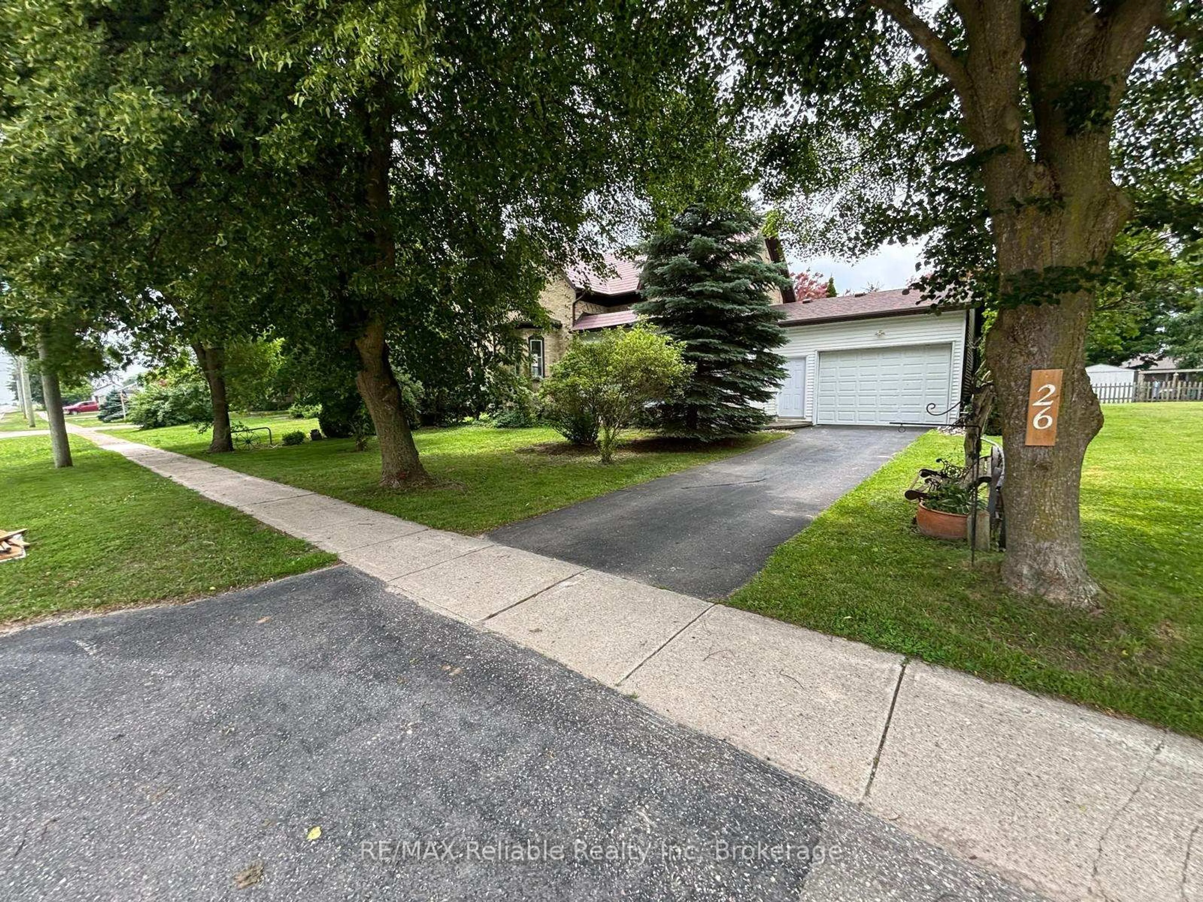 A pic from outside/outdoor area/front of a property/back of a property/a pic from drone, street for 26 Goshen St, Bluewater Ontario N0M 2T0