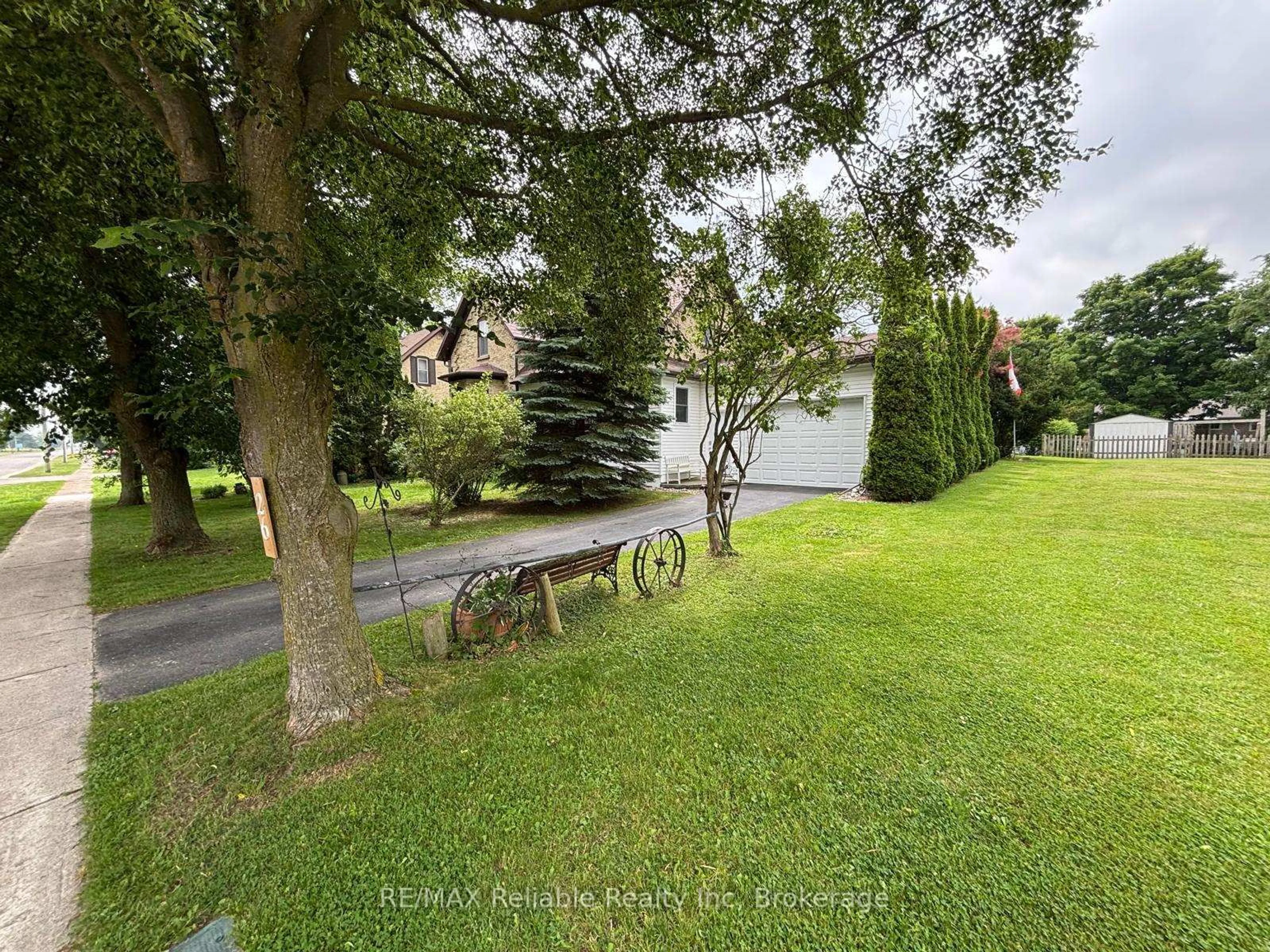 A pic from outside/outdoor area/front of a property/back of a property/a pic from drone, water/lake/river/ocean view for 26 Goshen St, Bluewater Ontario N0M 2T0
