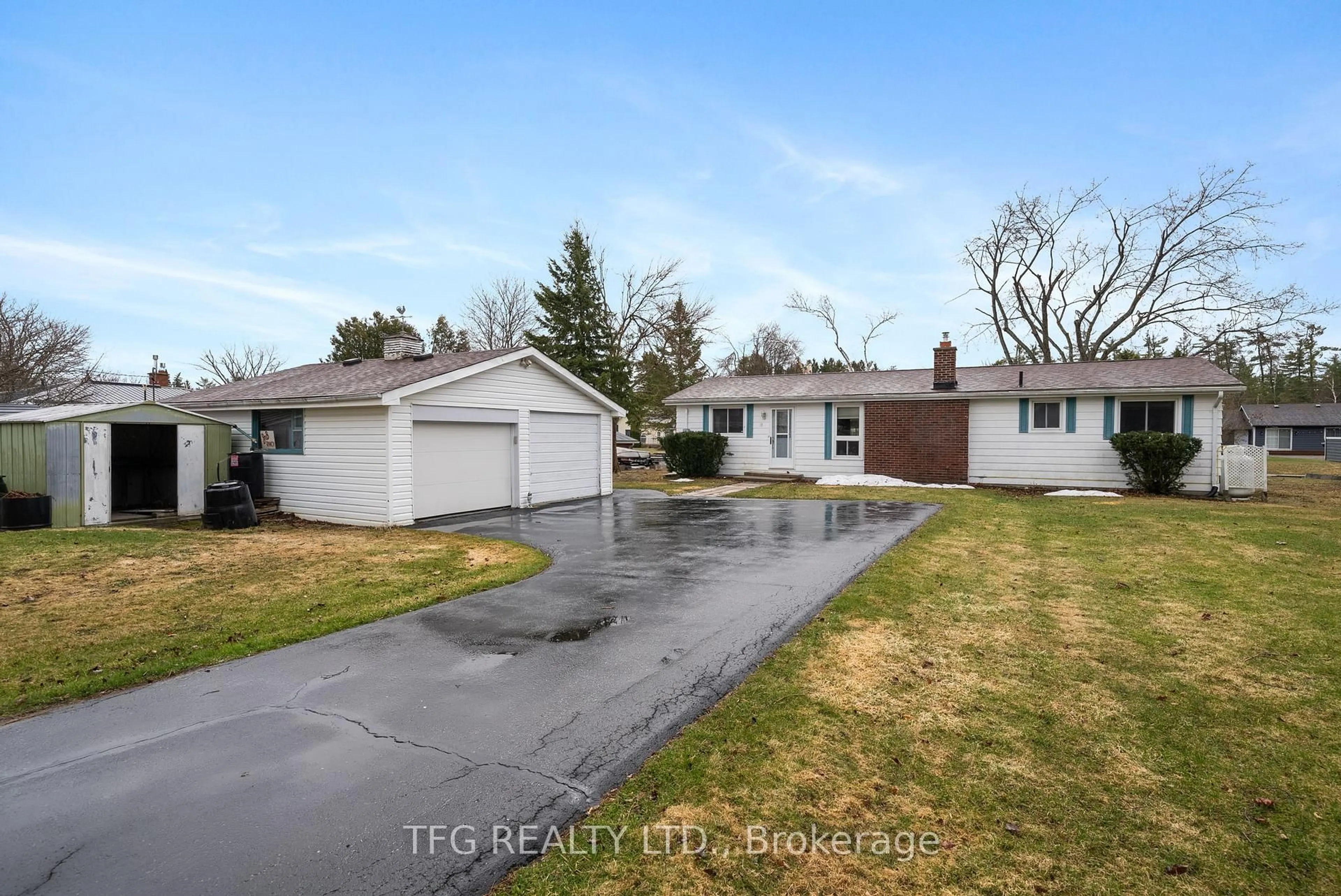 A pic from outside/outdoor area/front of a property/back of a property/a pic from drone, street for 12 North Bayou Rd, Kawartha Lakes Ontario K0M 1N0