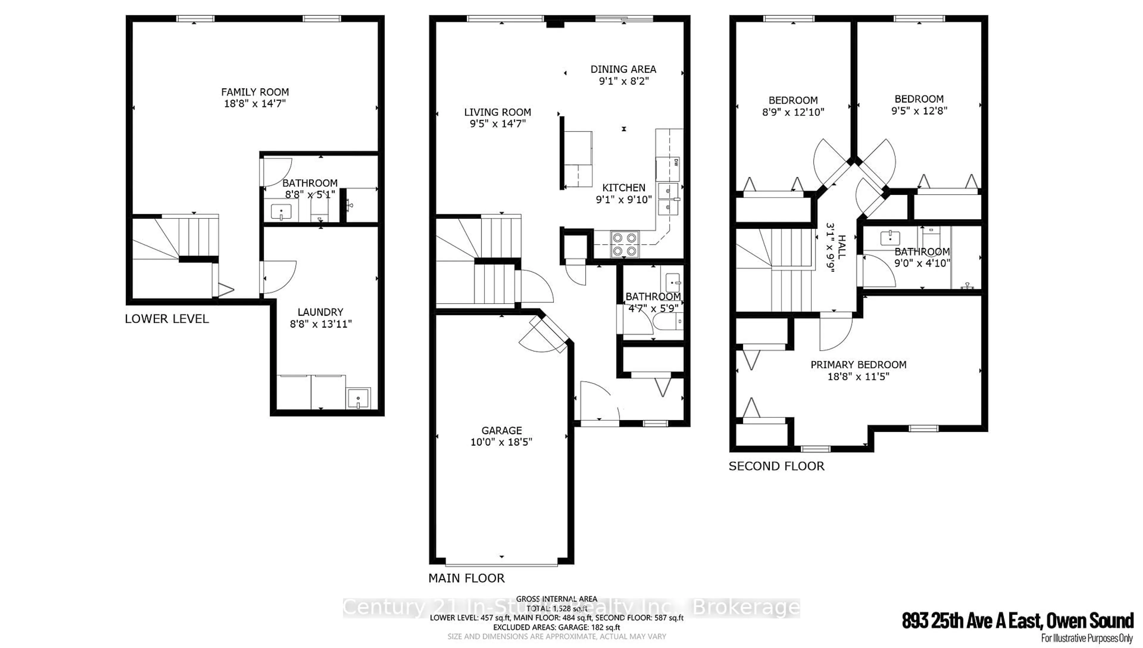 Floor plan for 893 25th A St, Owen Sound Ontario N4K 6W6