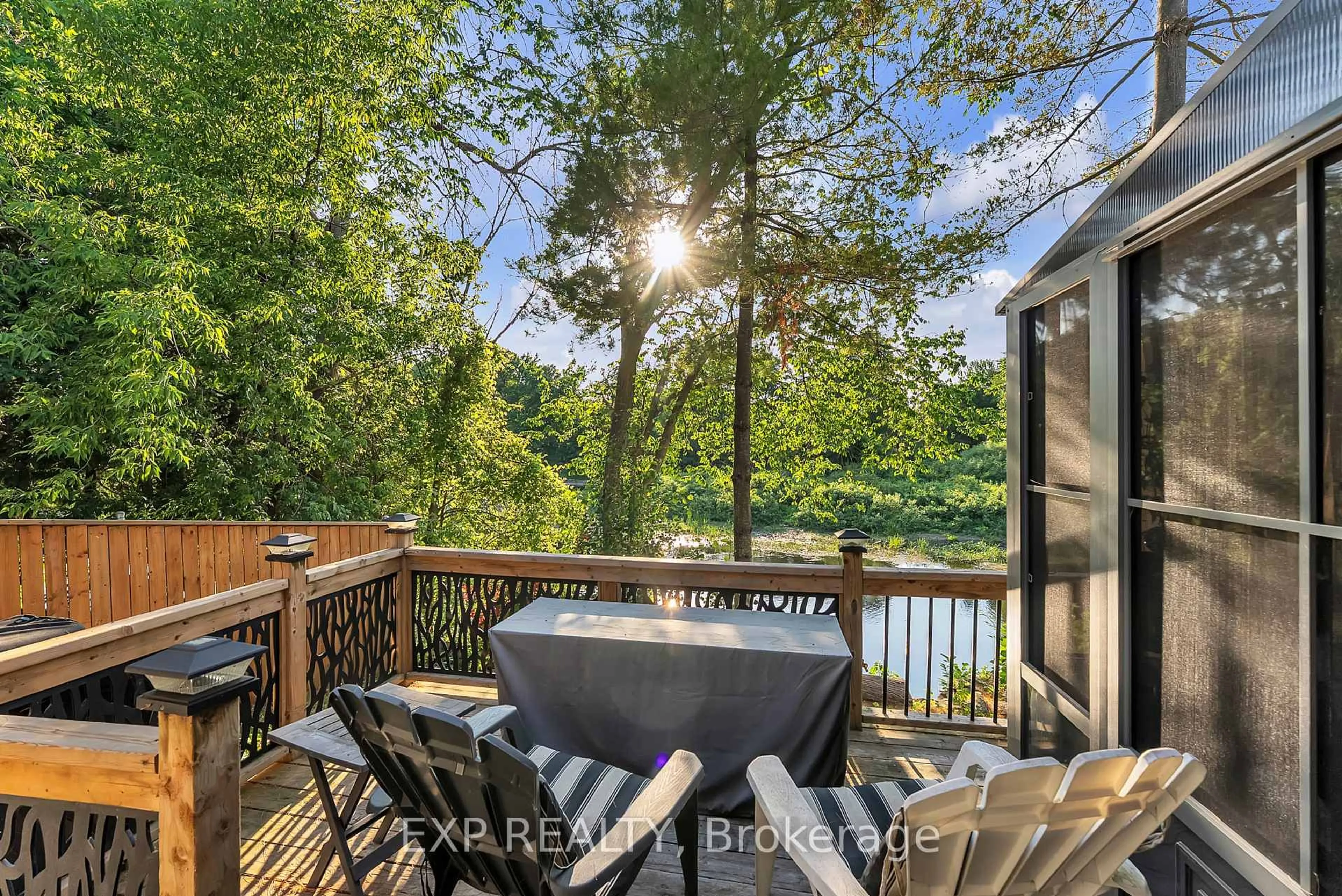 Patio, water/lake/river/ocean view for 587 Scuttlehole Rd, Belleville Ontario K0K 2V0