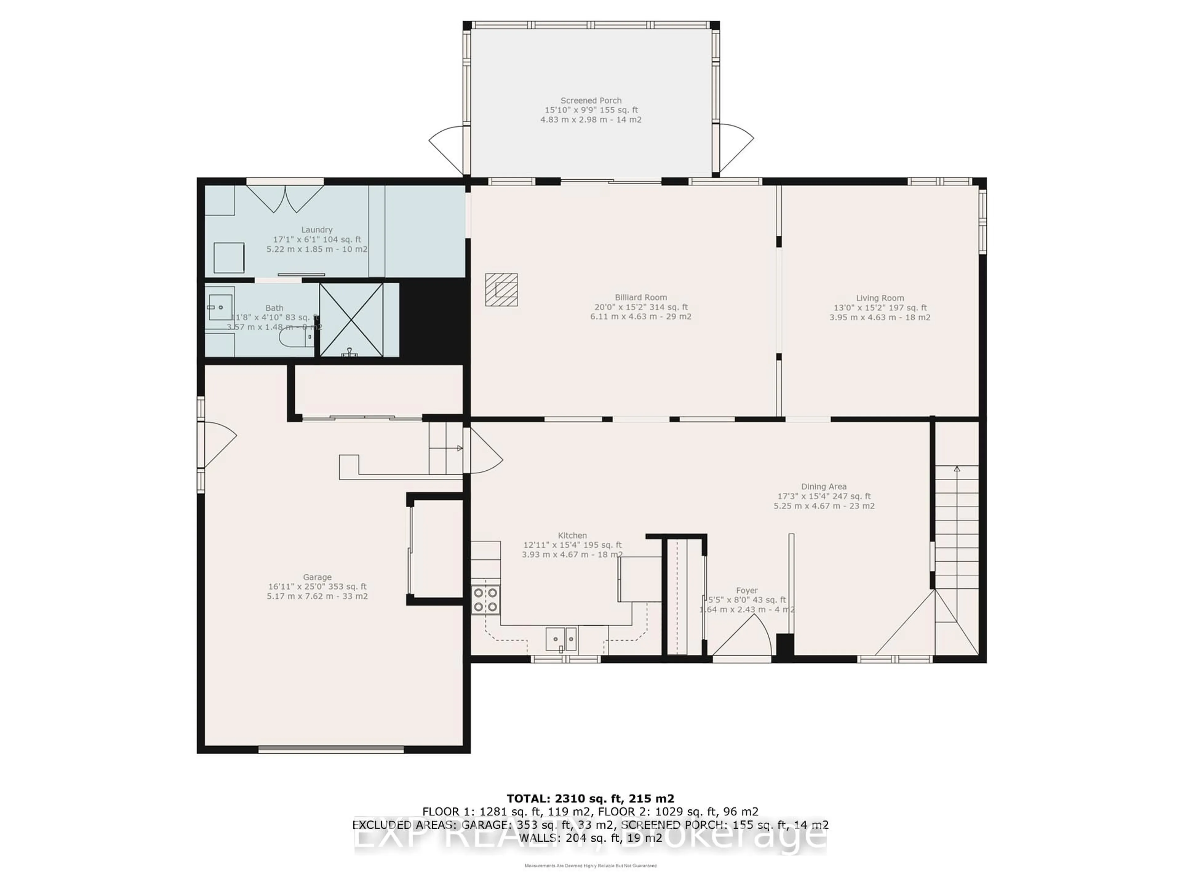 Floor plan for 587 Scuttlehole Rd, Belleville Ontario K0K 2V0