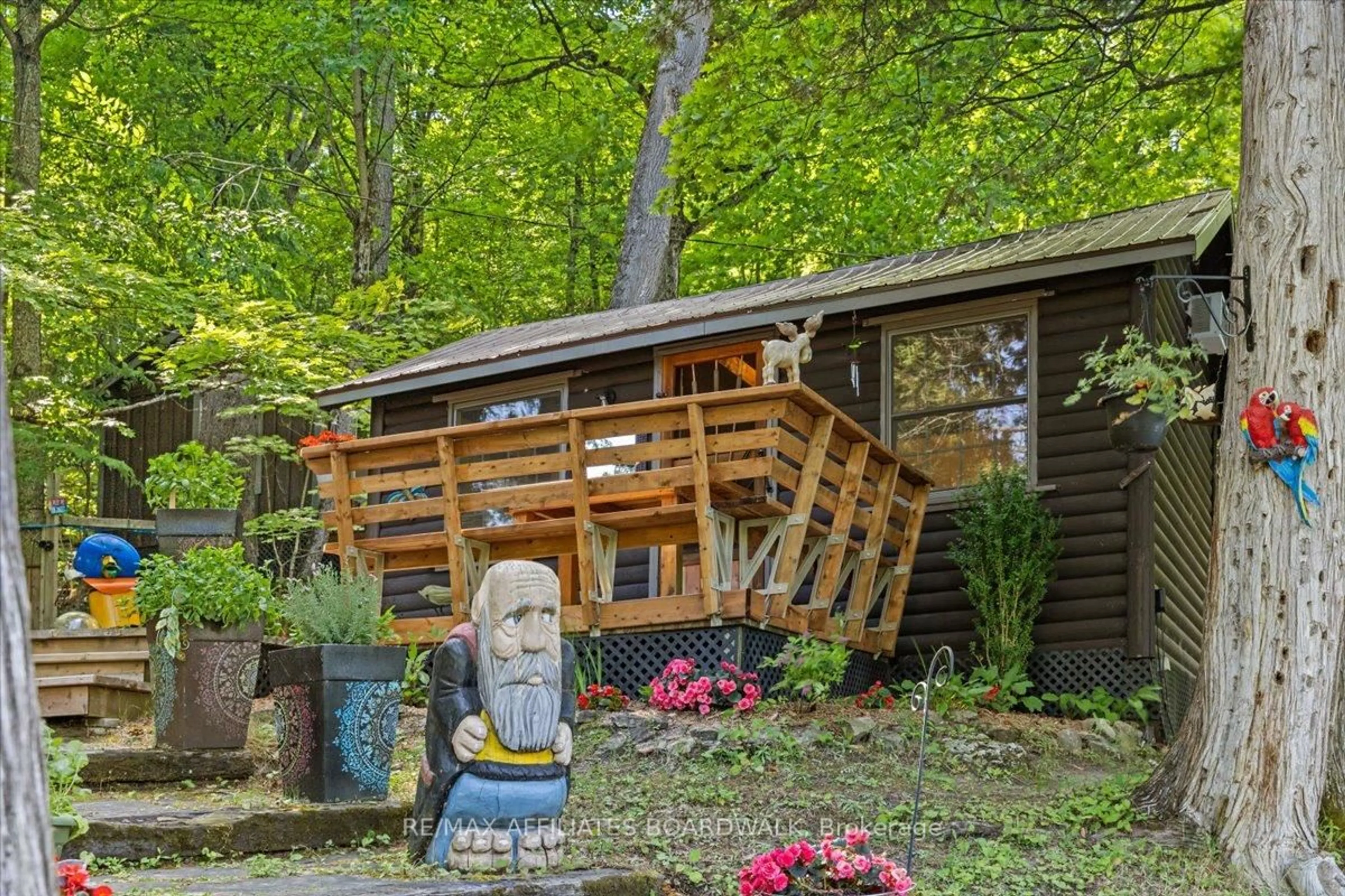Patio, forest/trees view for 31A Herman Rd, Rideau Lakes Ontario K0G 1E0