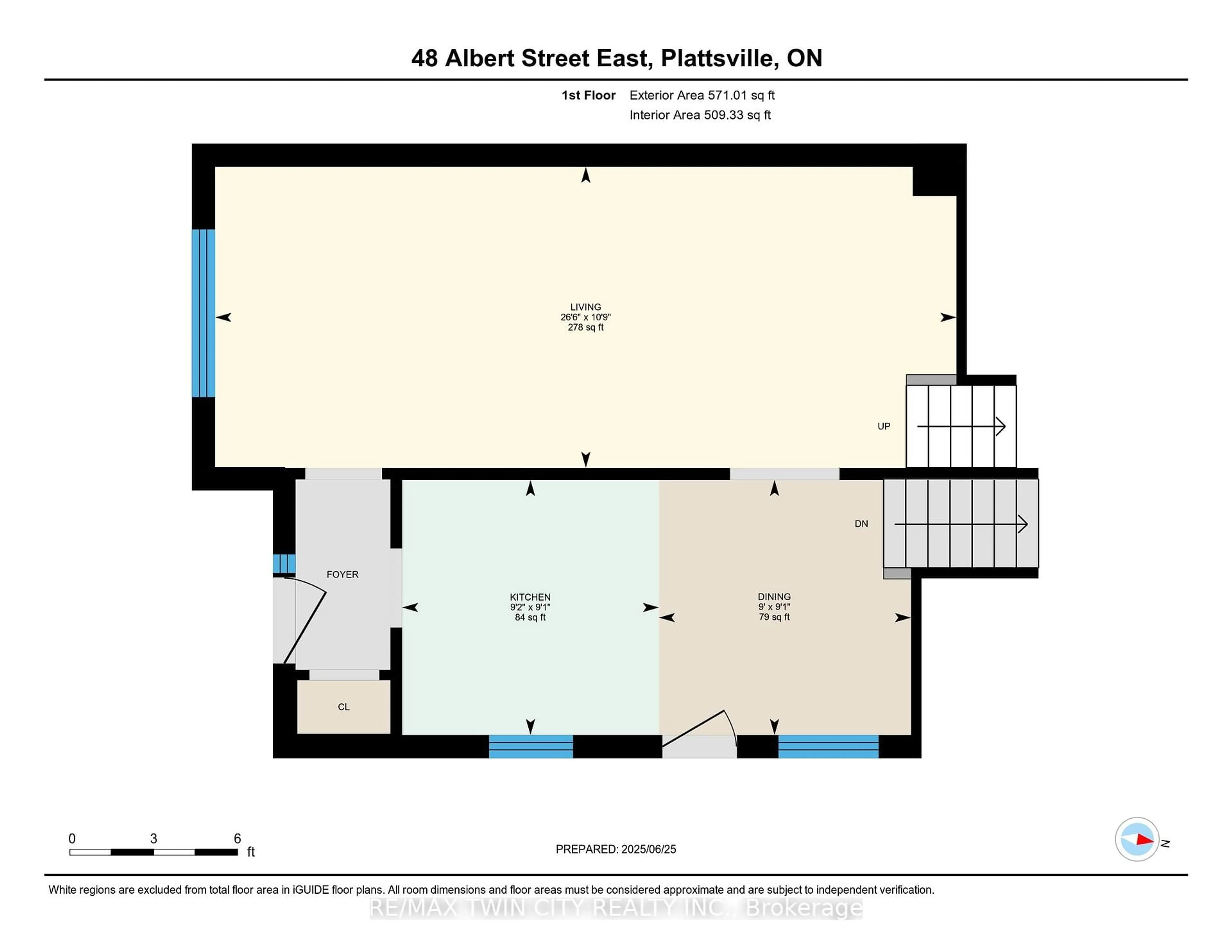 Floor plan for 48 Albert St, Blandford-Blenheim Ontario N0J 1S0