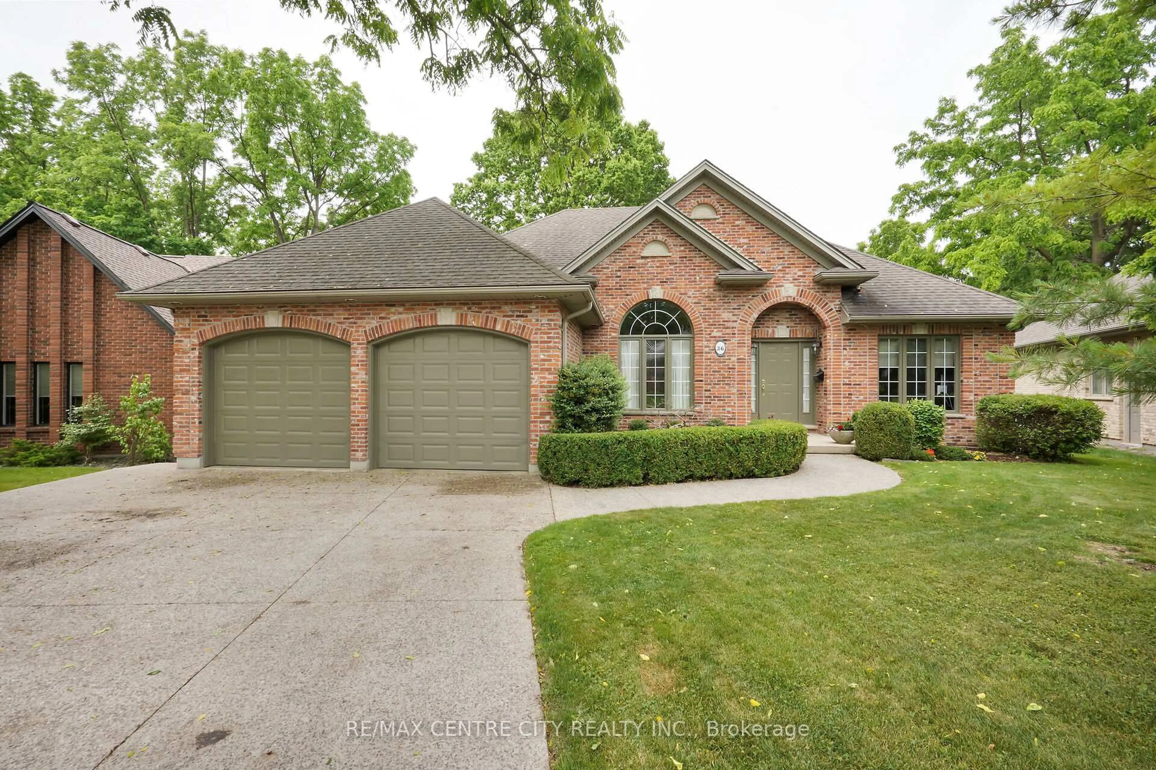 Home with brick exterior material, street for 36 Tallwood Circ, London North Ontario N5X 2S1