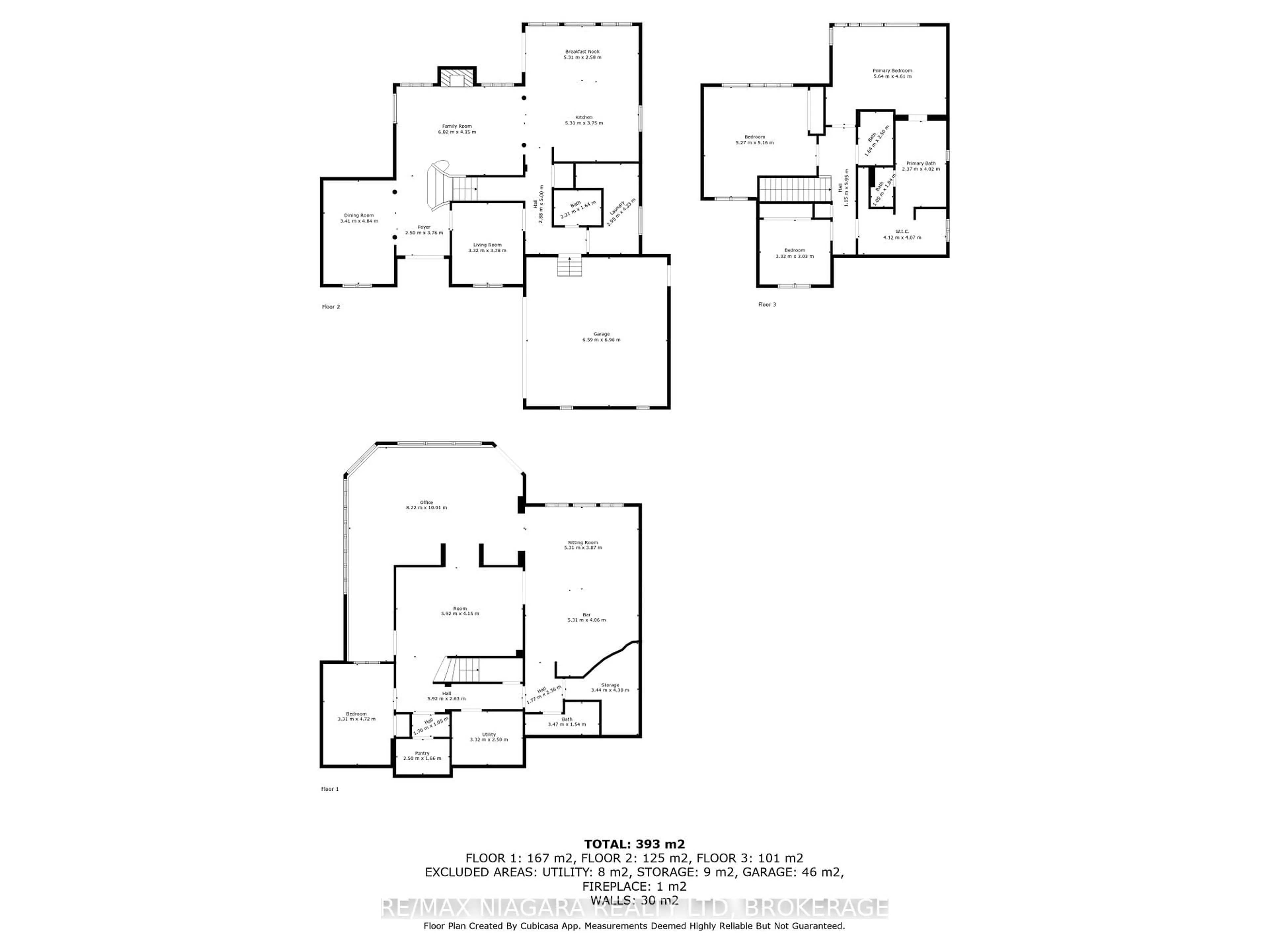 Floor plan for 8319 VEGTER Crt, Niagara Falls Ontario L2H 3M1