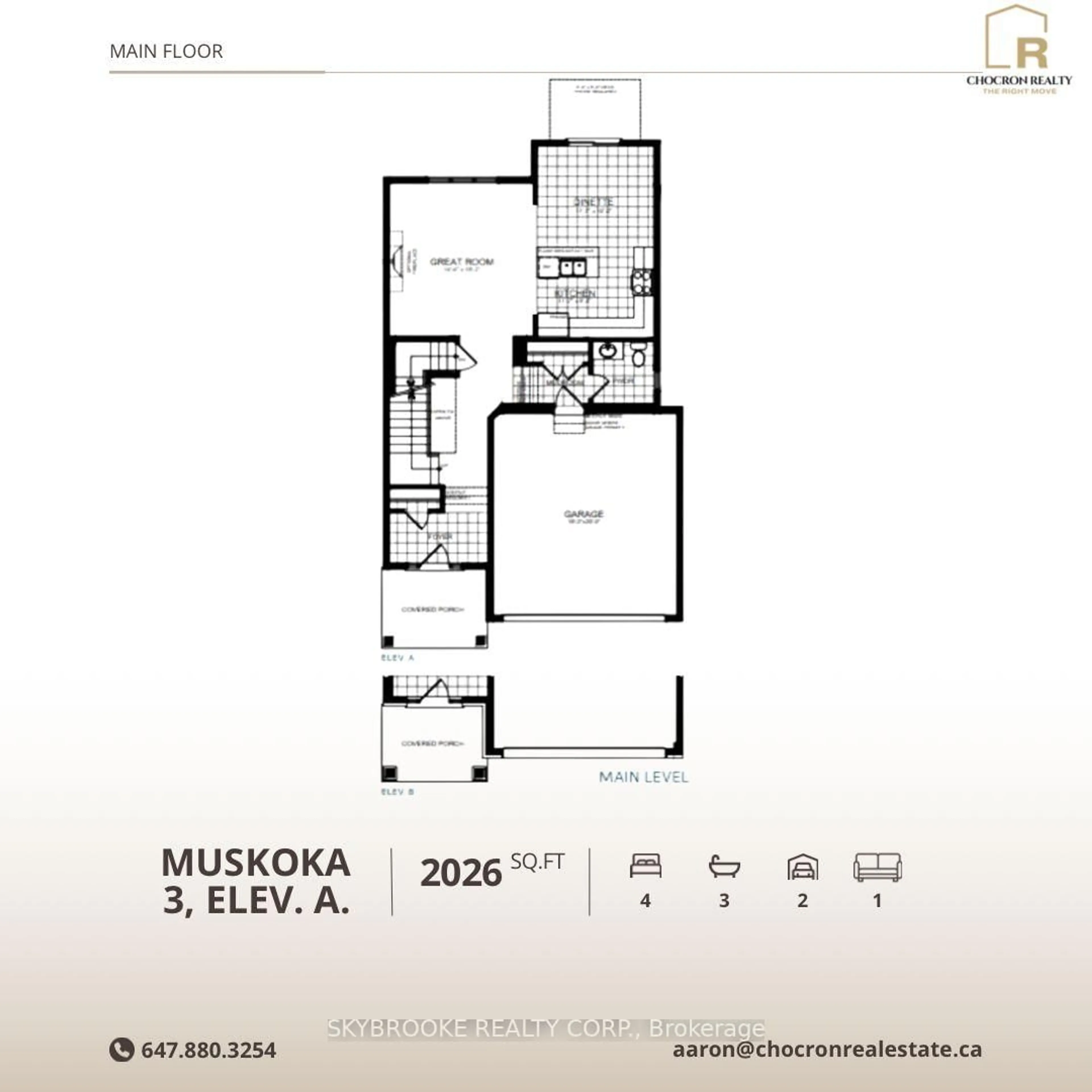 Floor plan for LOT 23 Mceachern Lane, Gravenhurst Ontario P1P 0H8
