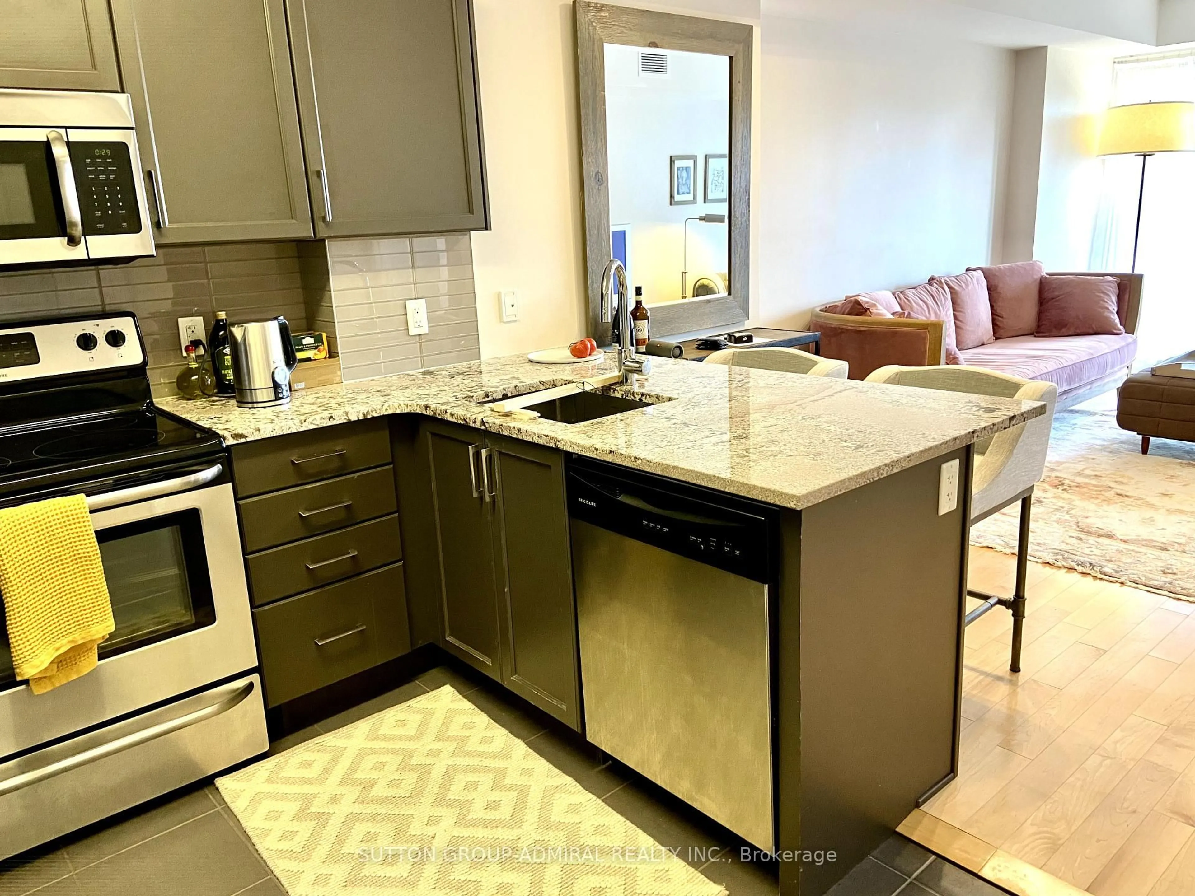 Open concept kitchen, unknown for 195 Besserer St #803, Ottawa Ontario K1N 0B6