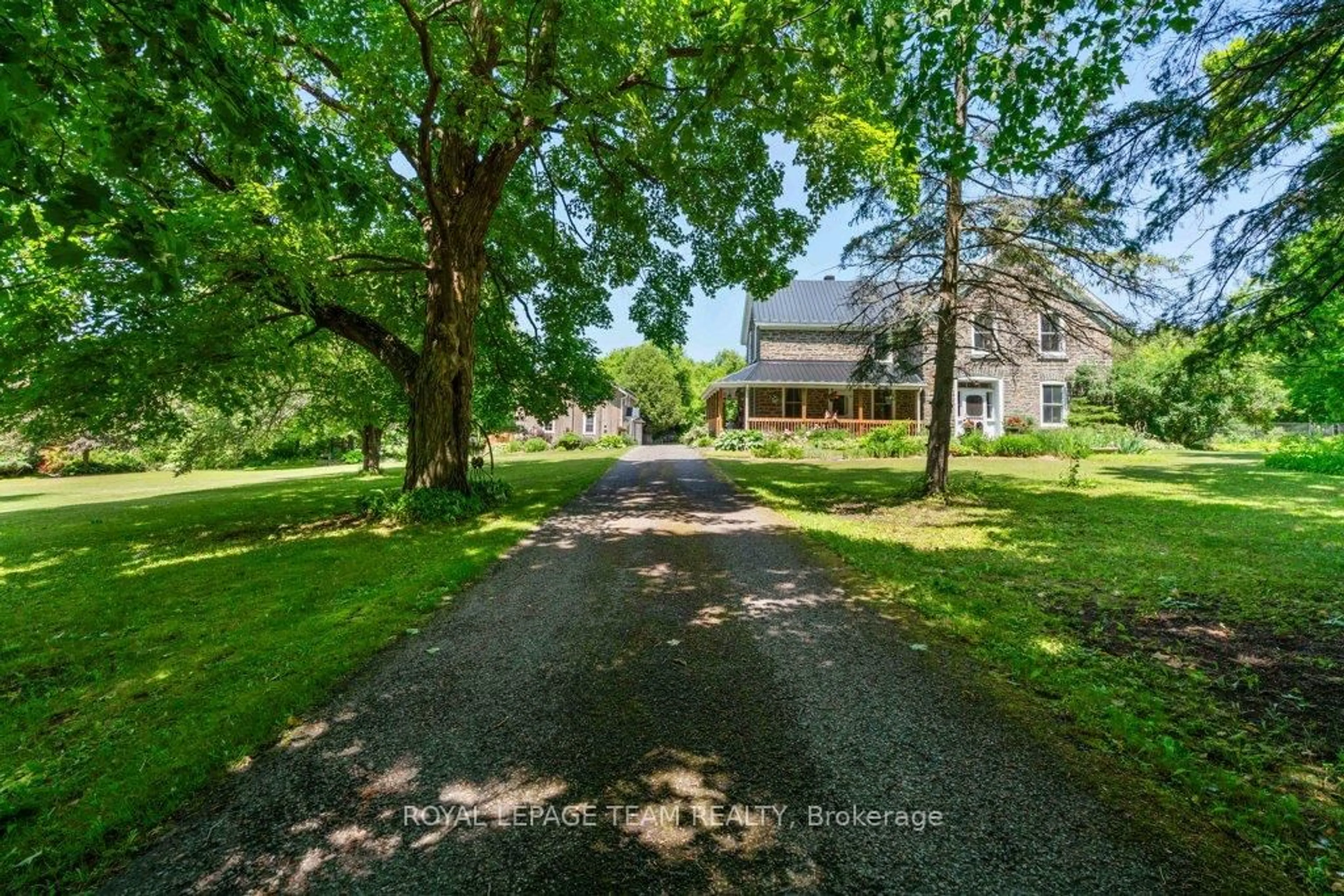 A pic from outside/outdoor area/front of a property/back of a property/a pic from drone, street for 10095 Shaw Rd, North Dundas Ontario K0E 1S0