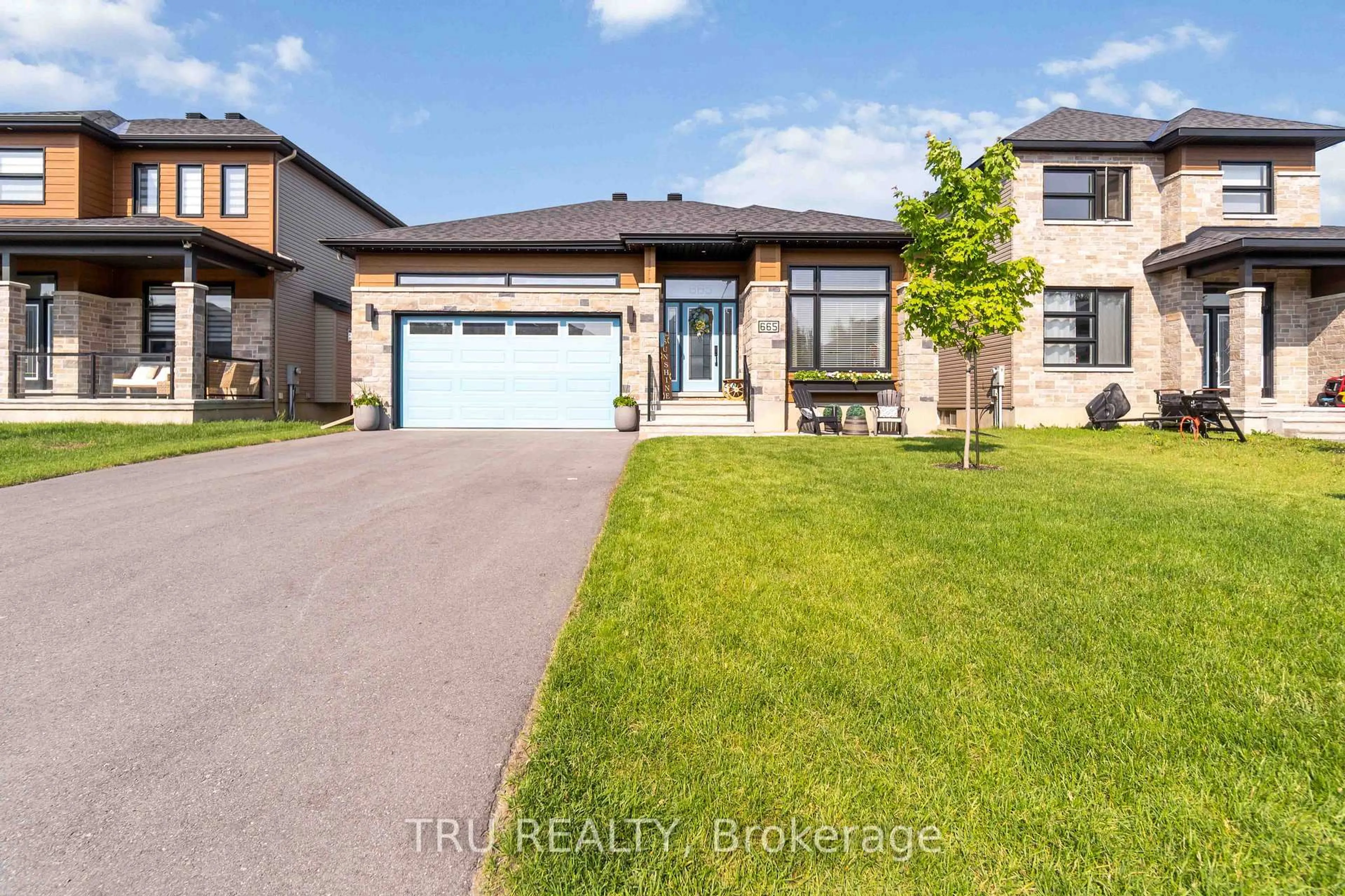 A pic from outside/outdoor area/front of a property/back of a property/a pic from drone, street for 665 Conservation St, Casselman Ontario K0A 1M0