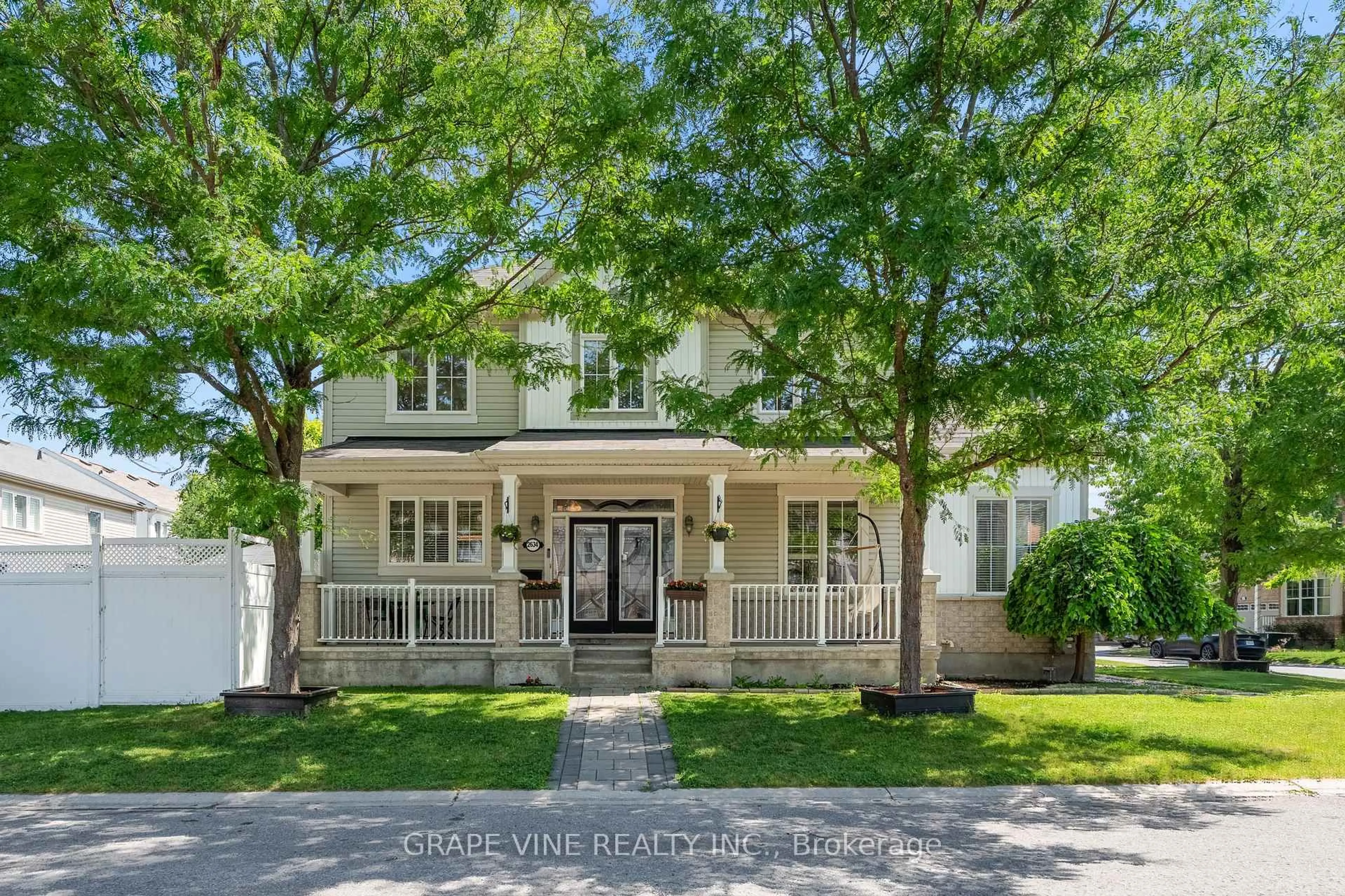 Home with vinyl exterior material, street for 2634 Fallingwater Circ, Ottawa Ontario K2J 0R7