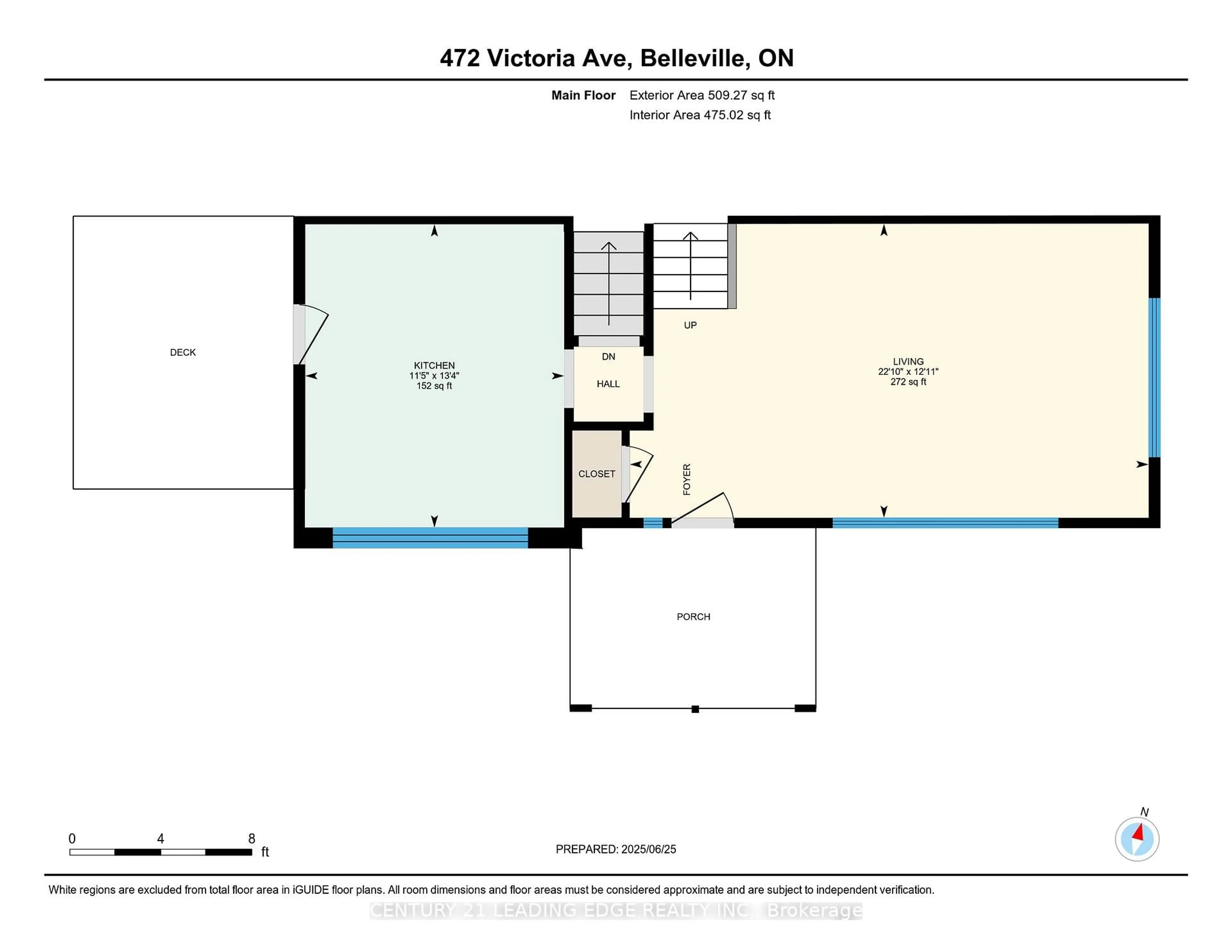 Floor plan for 472 Victoria Ave, Belleville Ontario K8N 2G3