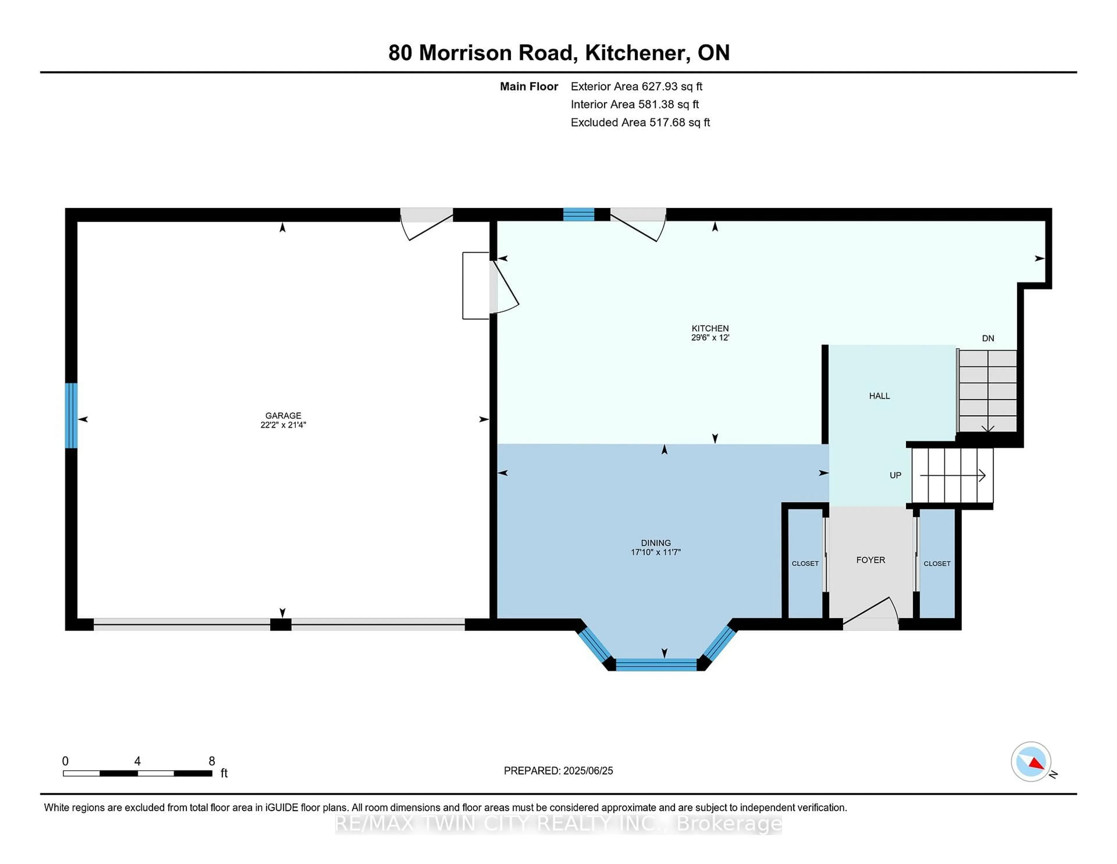 Floor plan for 80 MORRISON Rd, Kitchener Ontario N2A 2W7