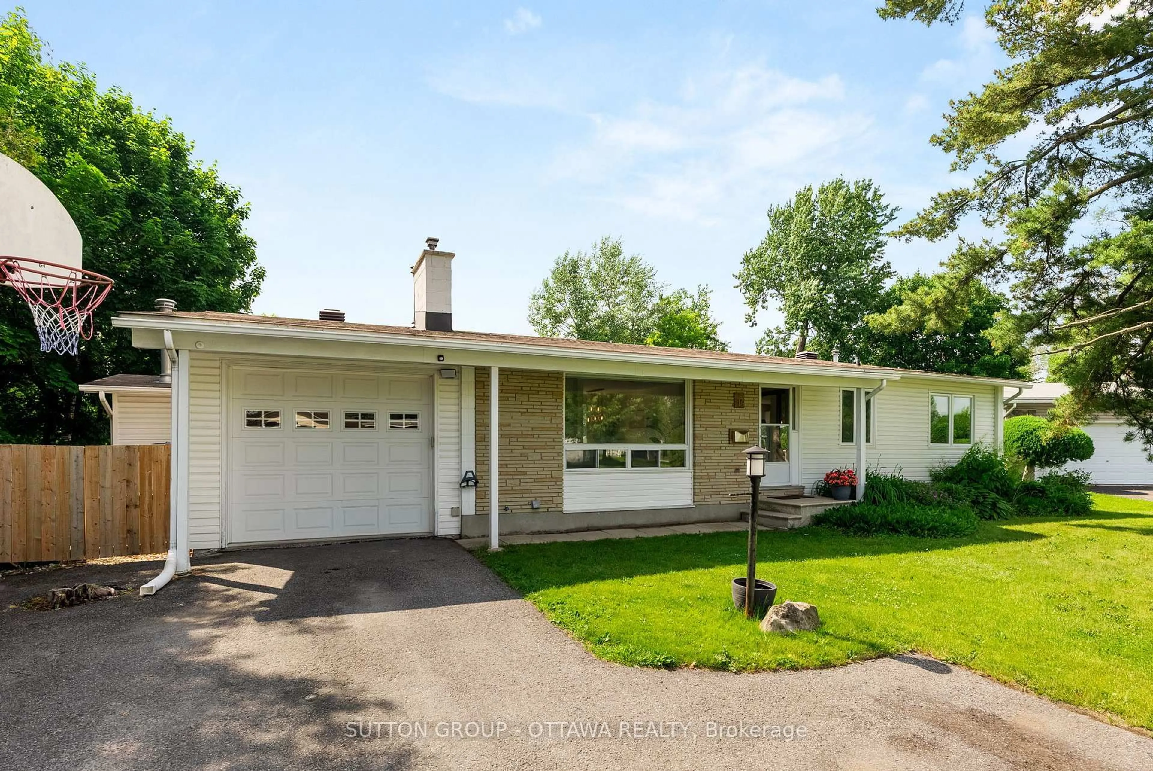 Home with vinyl exterior material, street for 19 Donland Ave, Ottawa Ontario K2G 3A4