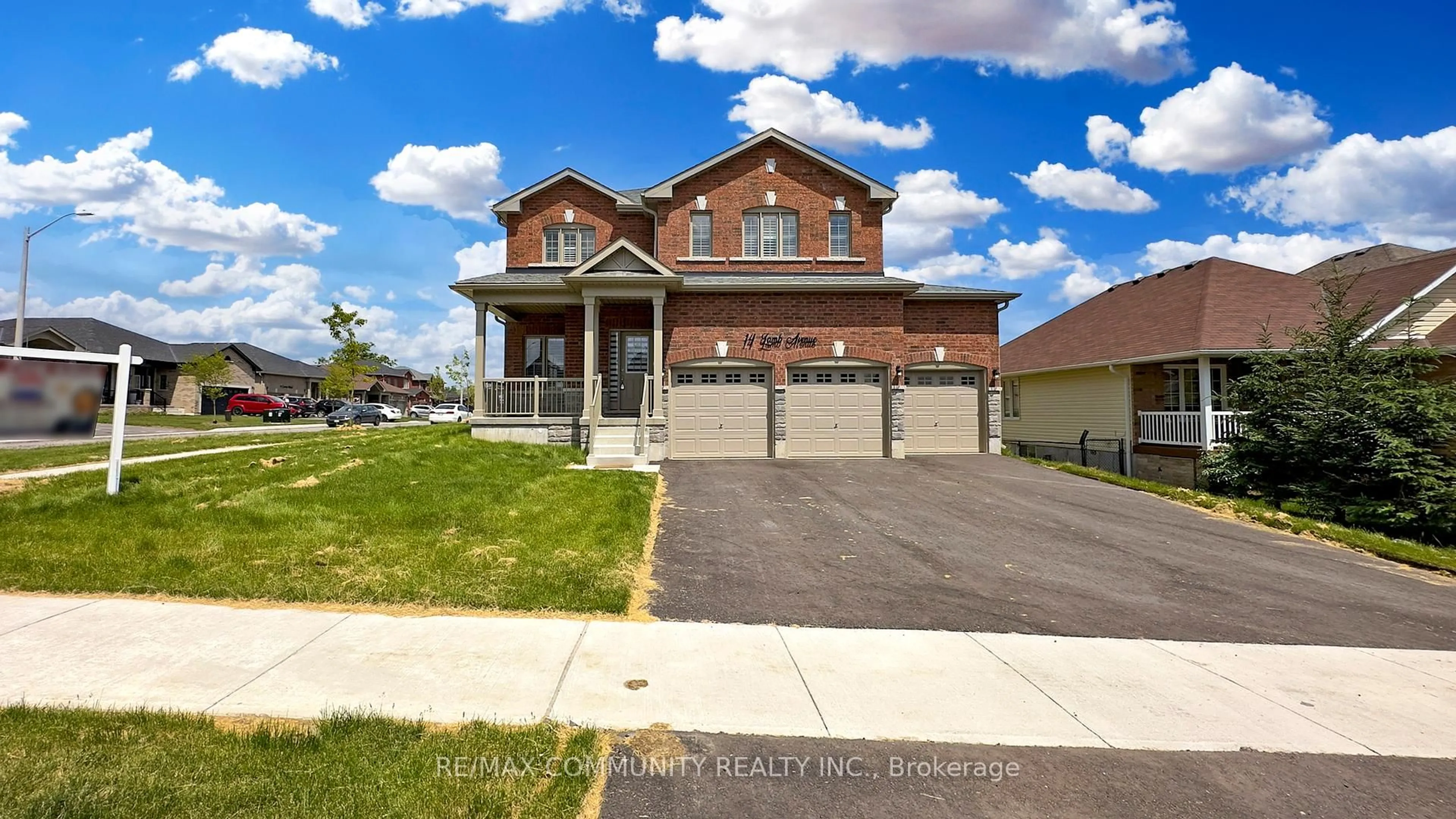 Home with brick exterior material, street for 14 Lamb Ave, Kawartha Lakes Ontario K9V 0J3
