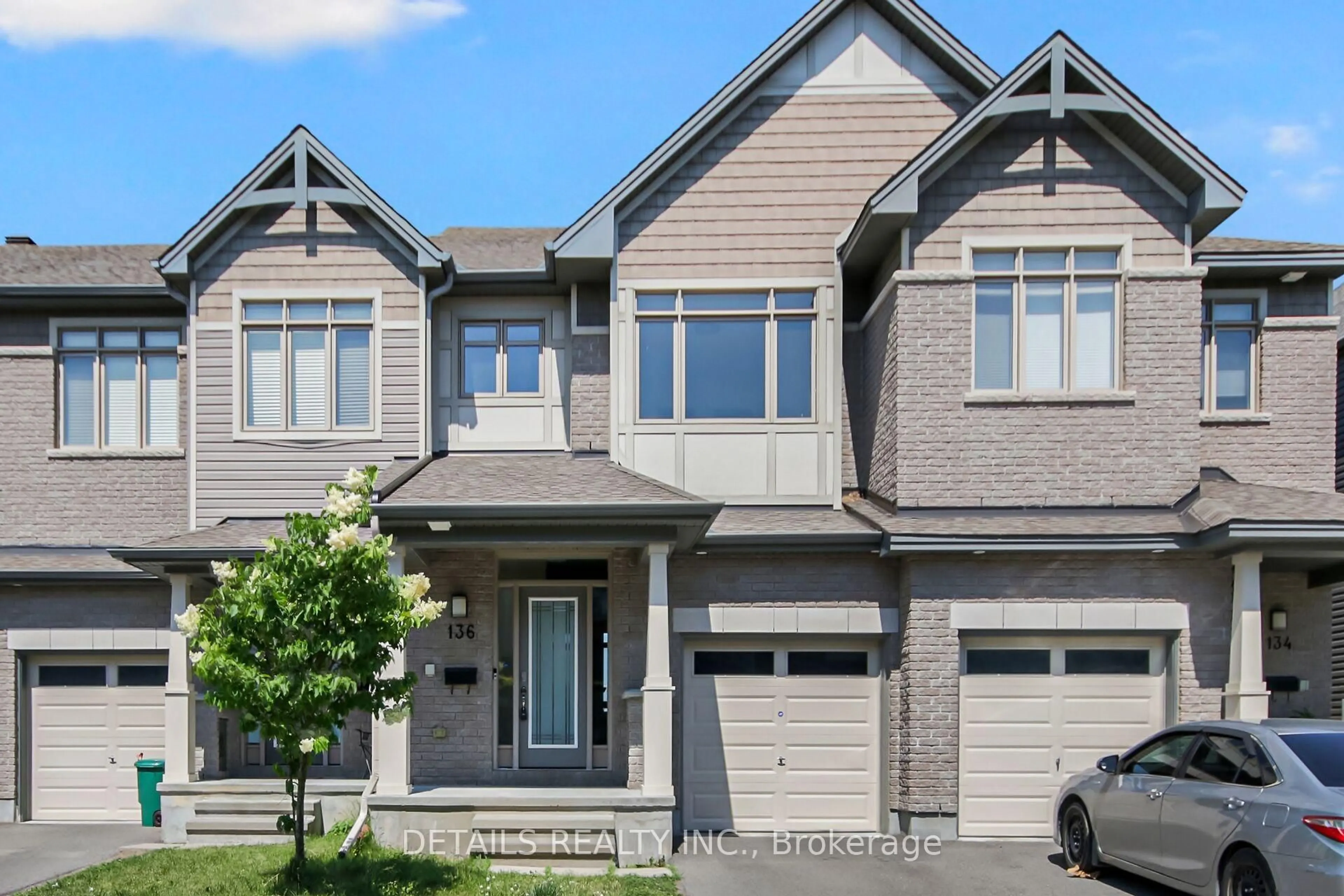 Home with brick exterior material, street for 136 Overberg Way, Ottawa Ontario K2S 0V8