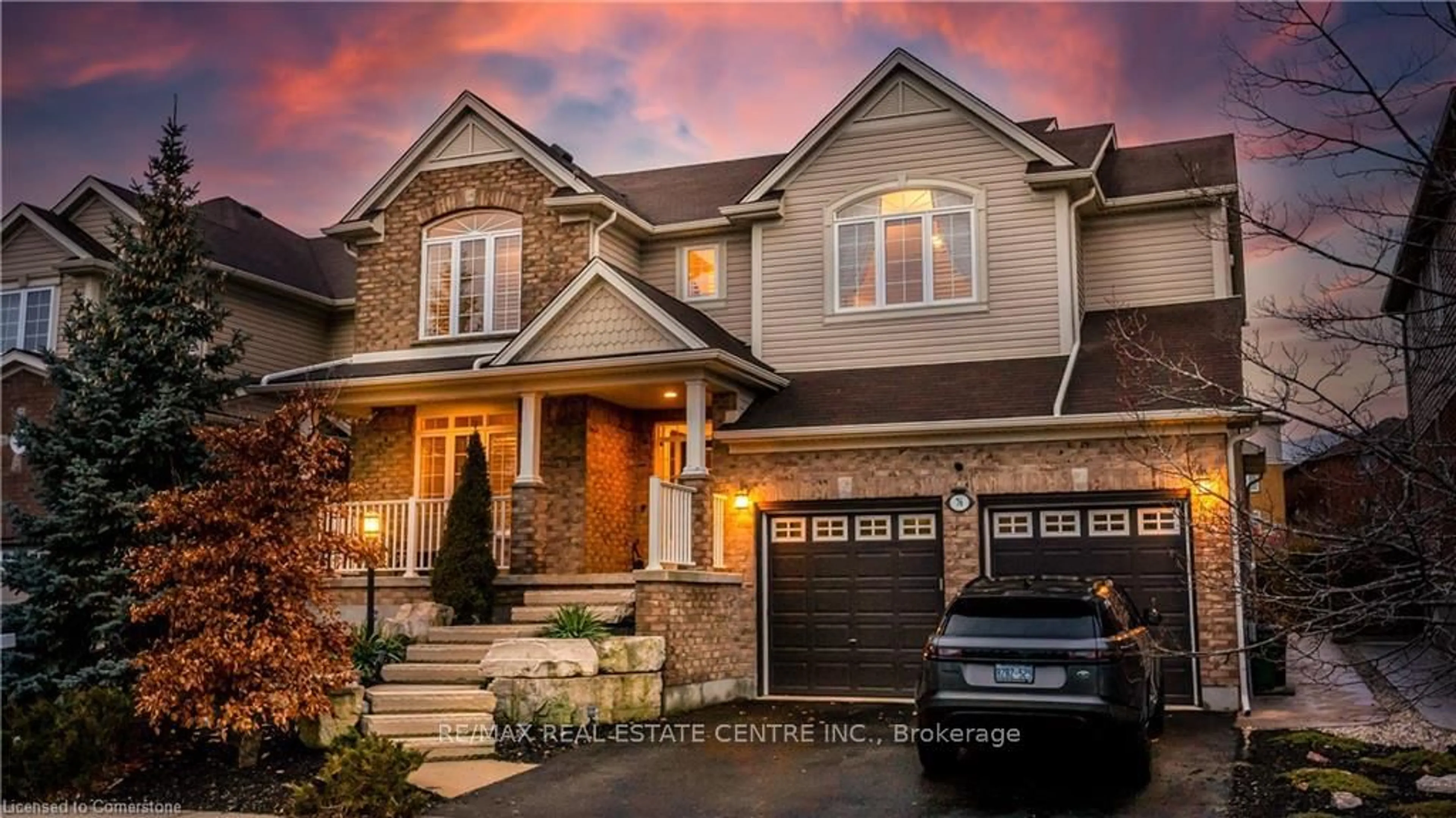 Home with brick exterior material, street for 76 BLOSSOMFIELD Cres, Cambridge Ontario N1S 0A5