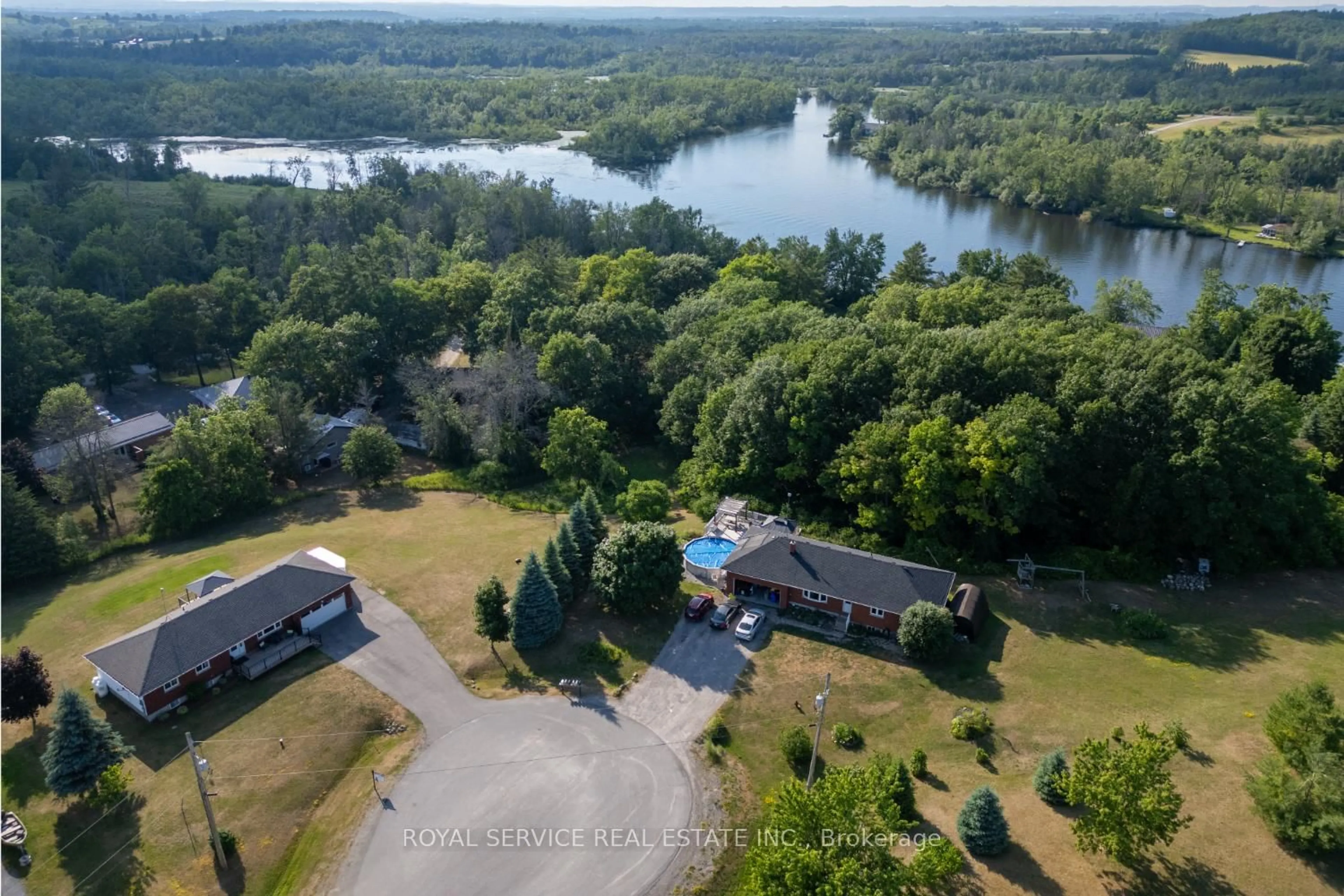 A pic from outside/outdoor area/front of a property/back of a property/a pic from drone, water/lake/river/ocean view for 922 Bensfort Hts, Otonabee-South Monaghan Ontario K0L 1B0