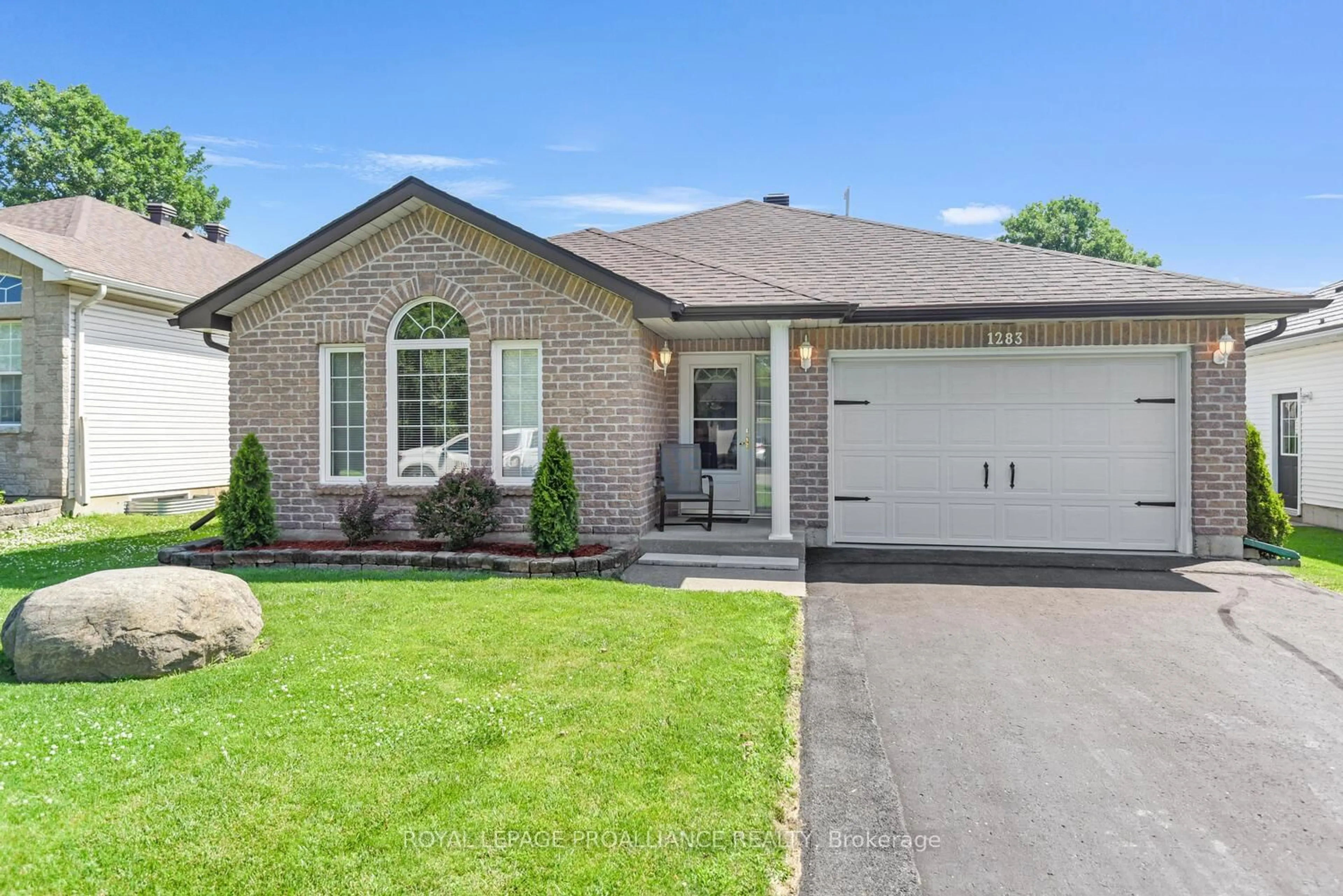 Home with brick exterior material, street for 1283 Cuthbertson Ave, Brockville Ontario K6V 7M3