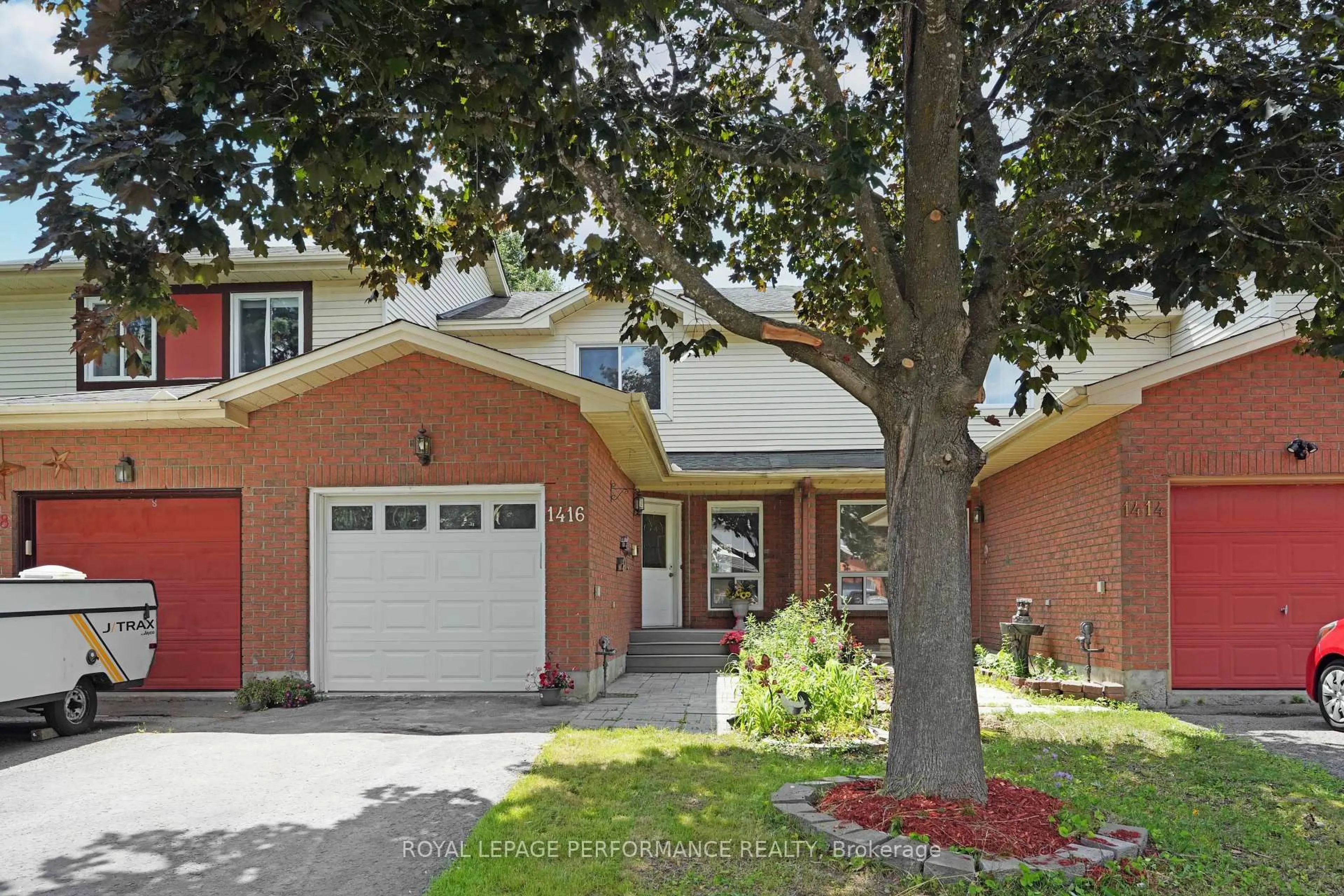 Home with brick exterior material, street for 1416 Caravel Cres, Ottawa Ontario K1E 3X4