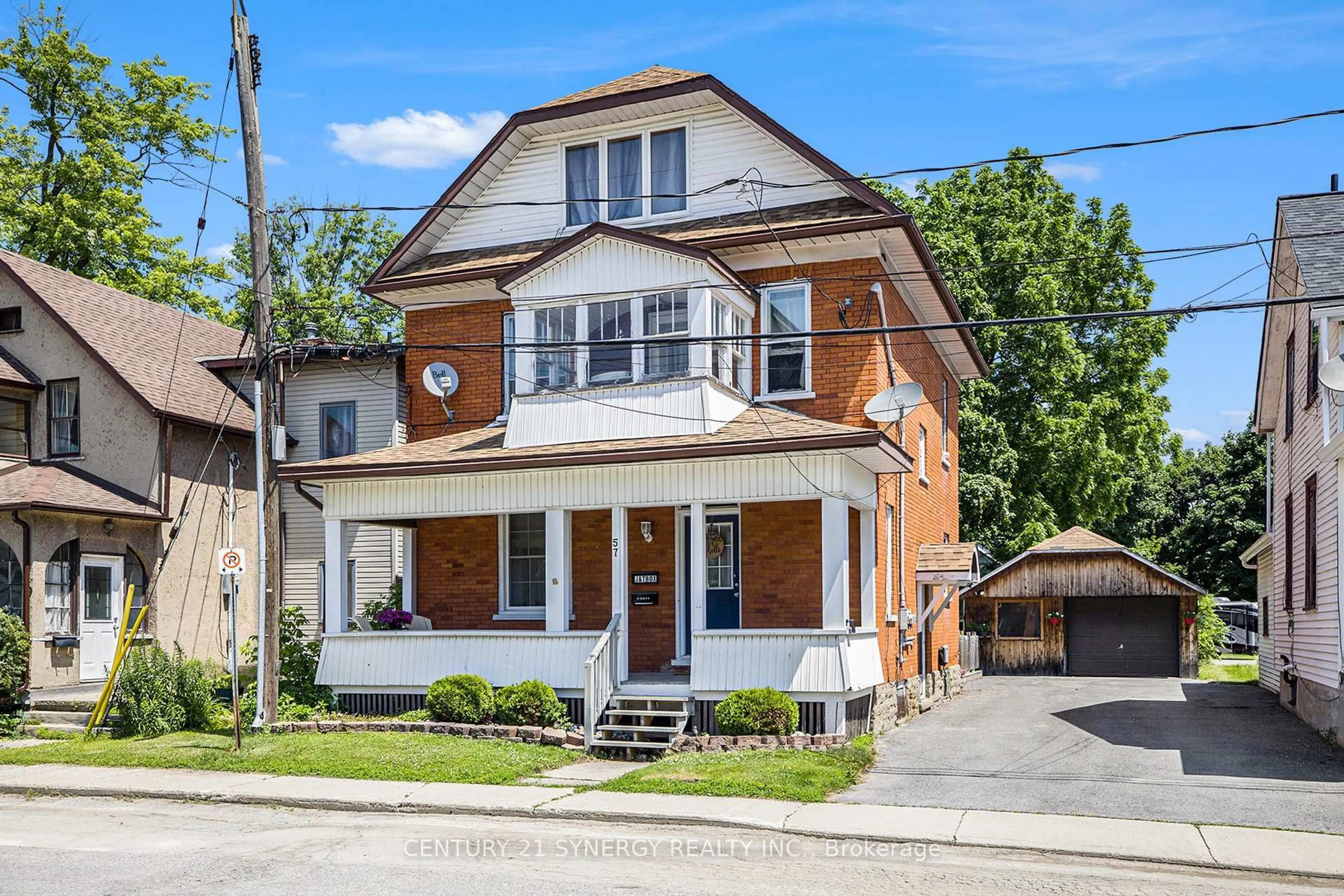 Home with brick exterior material, street for 57 Ogden Ave, Smiths Falls Ontario K7A 2L9