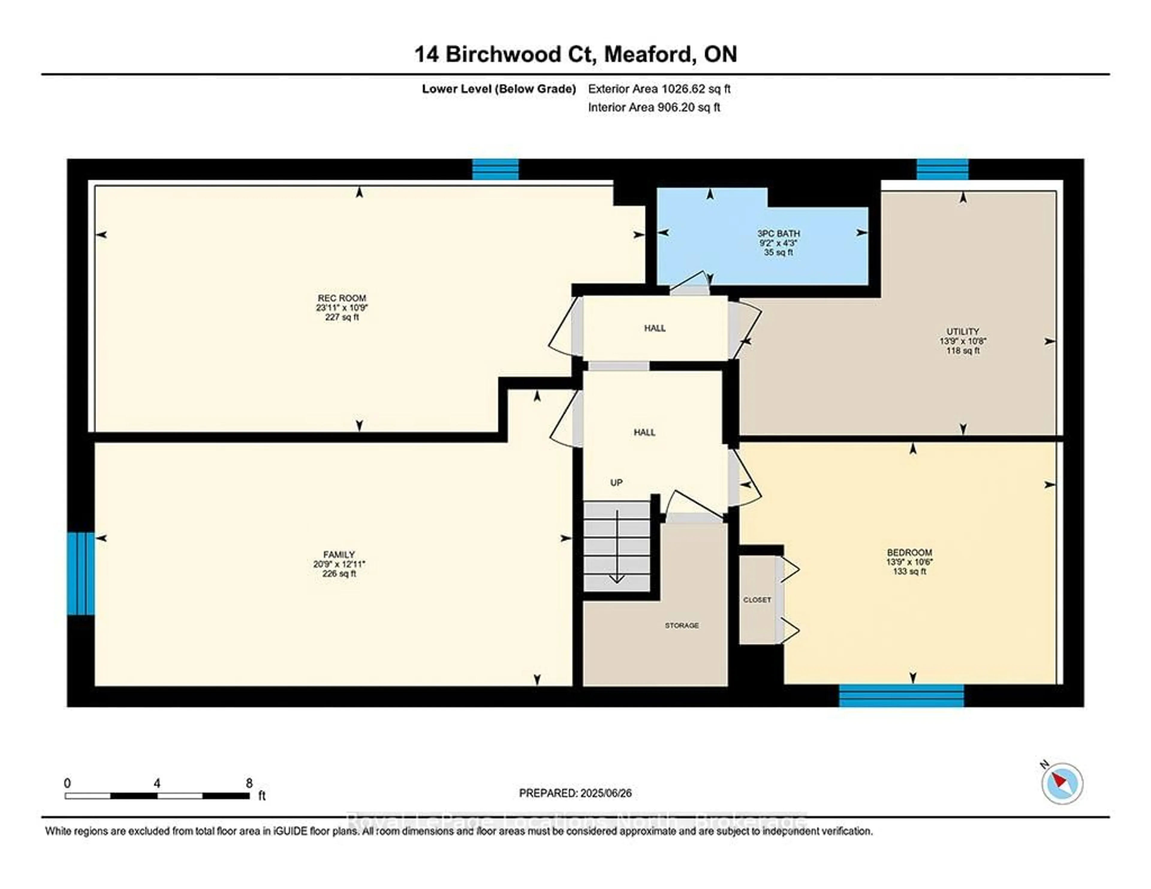 Floor plan for 14 Birchwood Crt, Meaford Ontario N4L 1T8