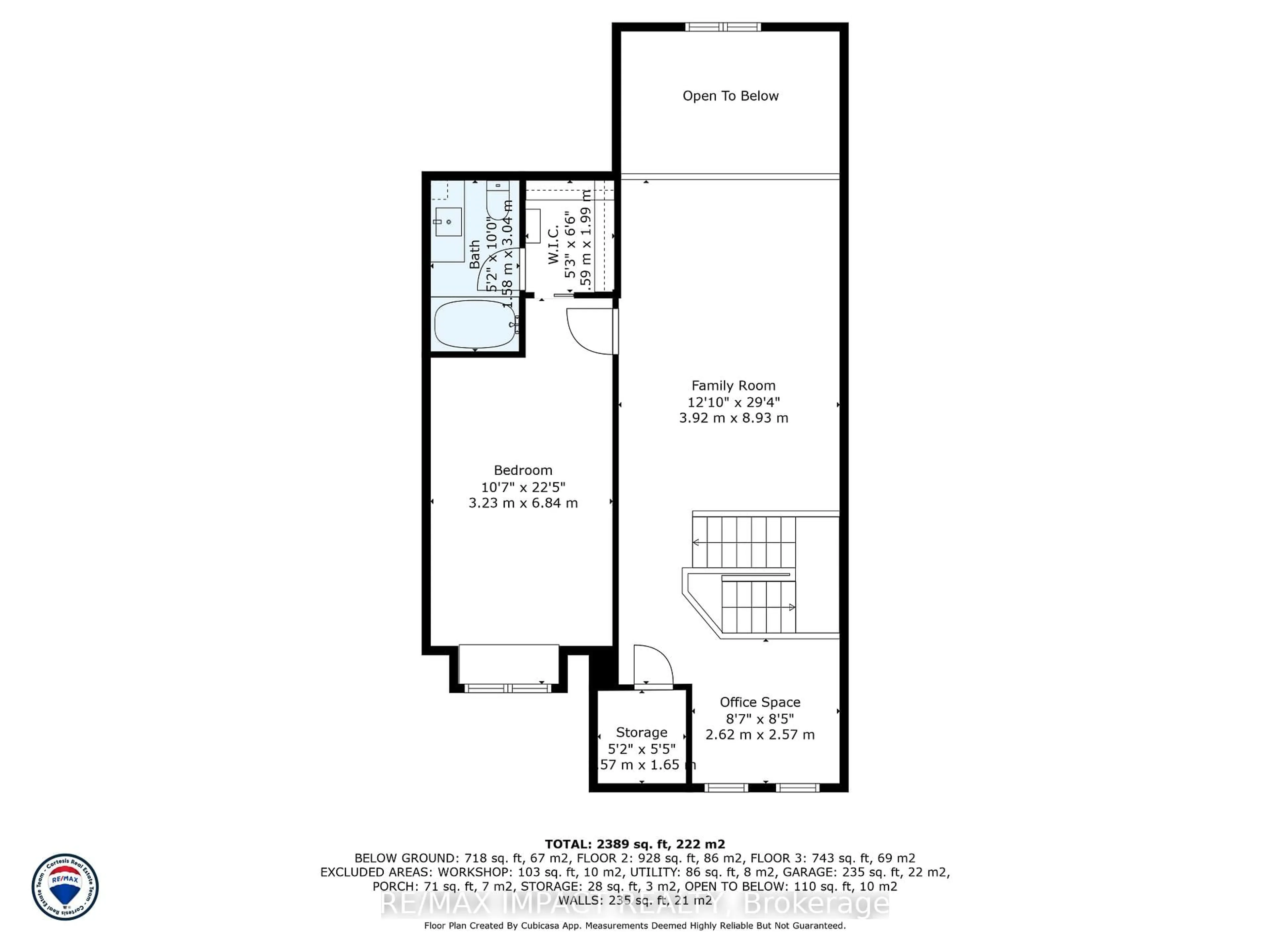 Floor plan for 120 University Ave #503, Cobourg Ontario K9A 0H9