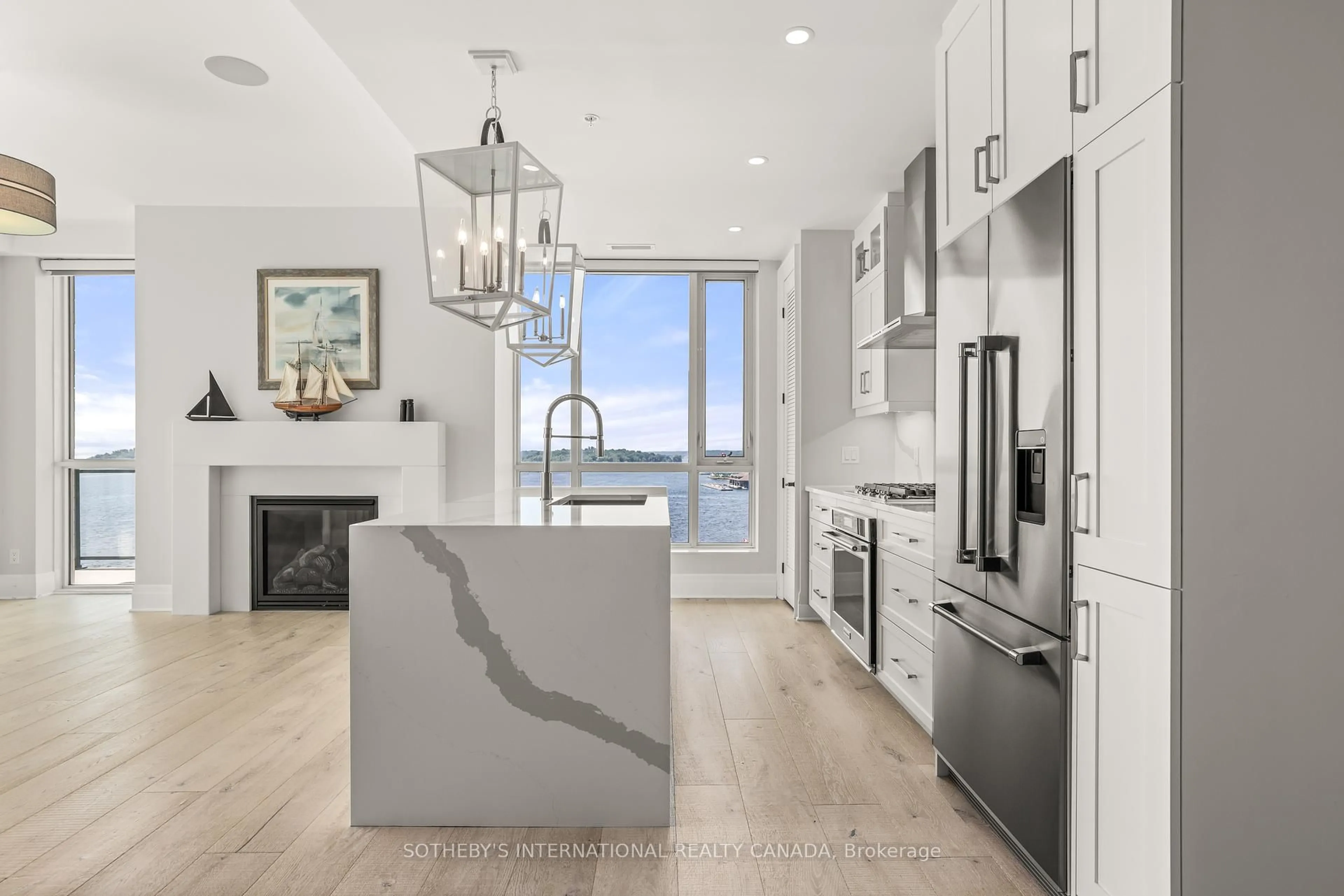 Open concept kitchen, unknown for 129A South St #606, Gananoque Ontario K7G 0A9