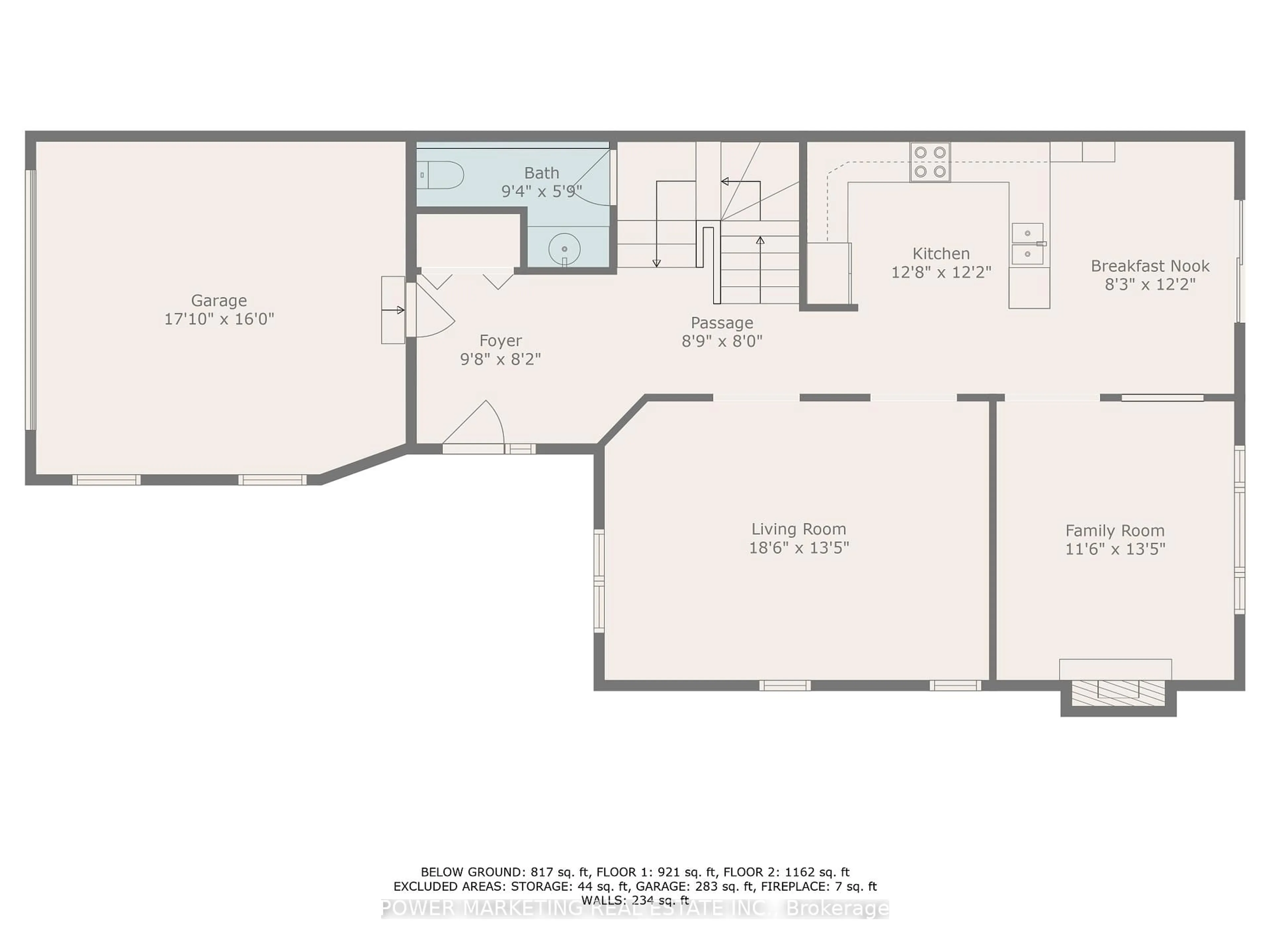 Floor plan for 318 Rustic Hills Cres, Ottawa Ontario K4A 5A8