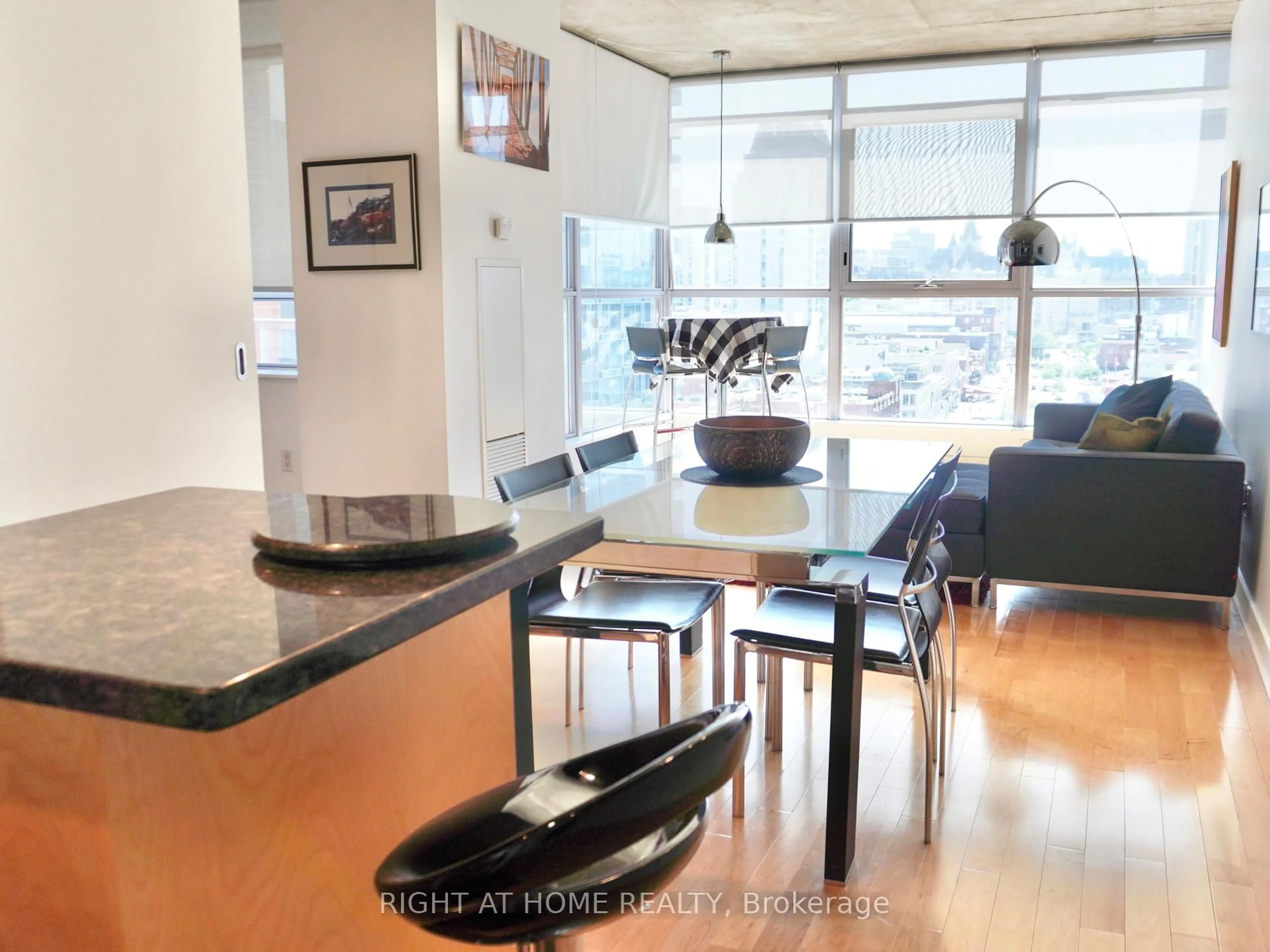 Open concept kitchen, ceramic/tile floor for 179 George St #1207, Ottawa Ontario K1N 1J8
