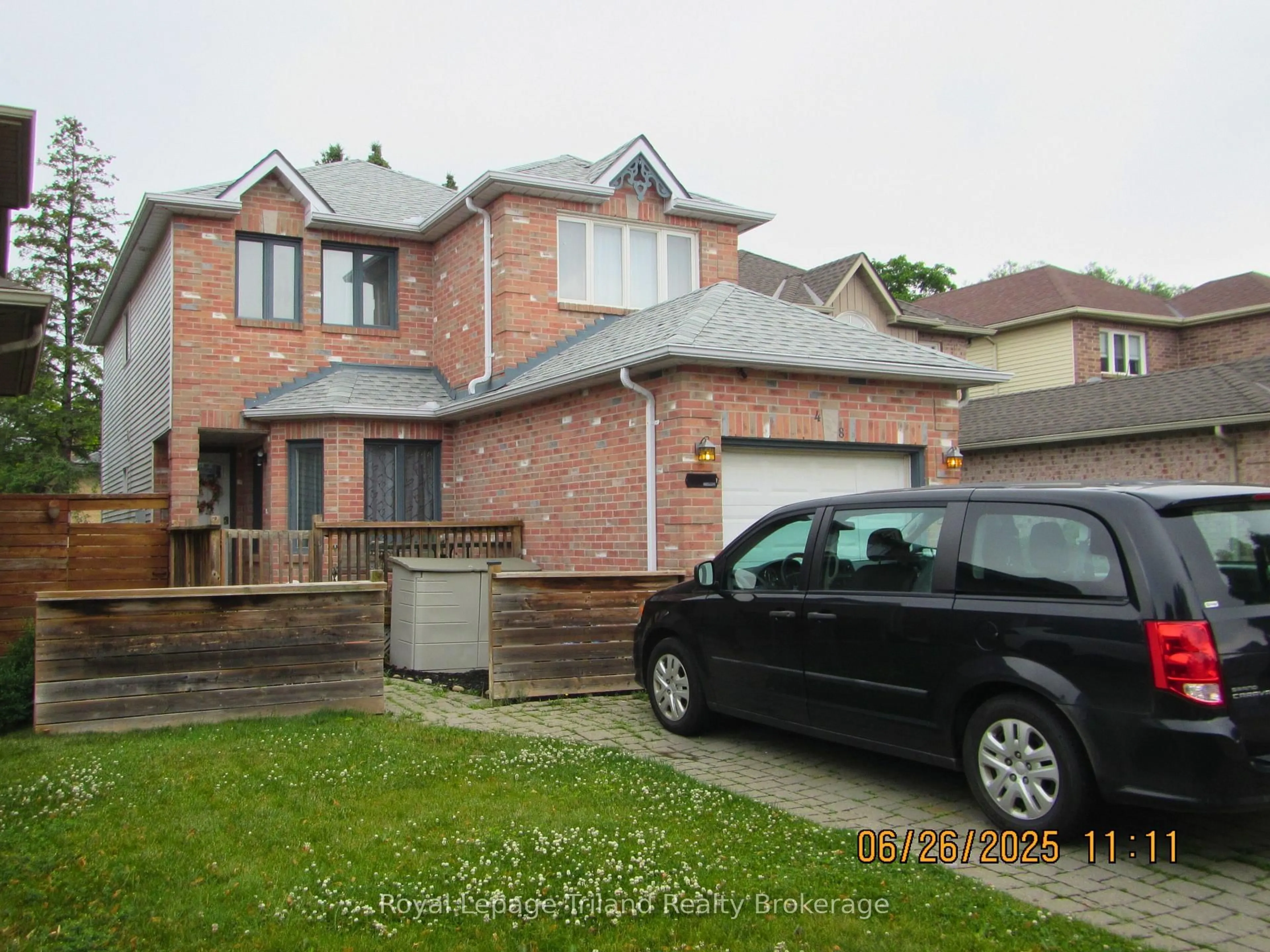 Home with brick exterior material, street for 48 Canrobert St, Woodstock Ontario N4S 8W9