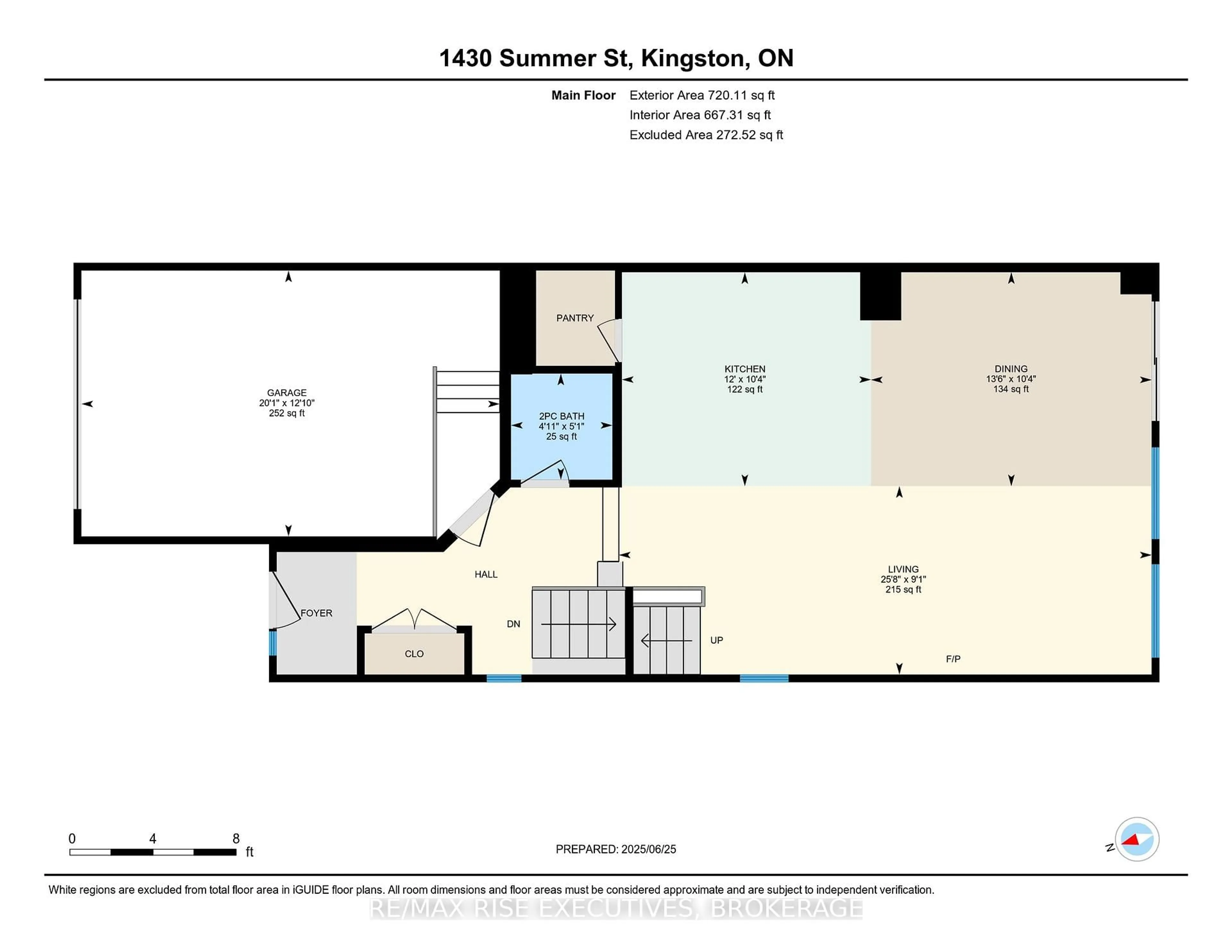 Floor plan for 1430 Summer St, Kingston Ontario K7K 0H8