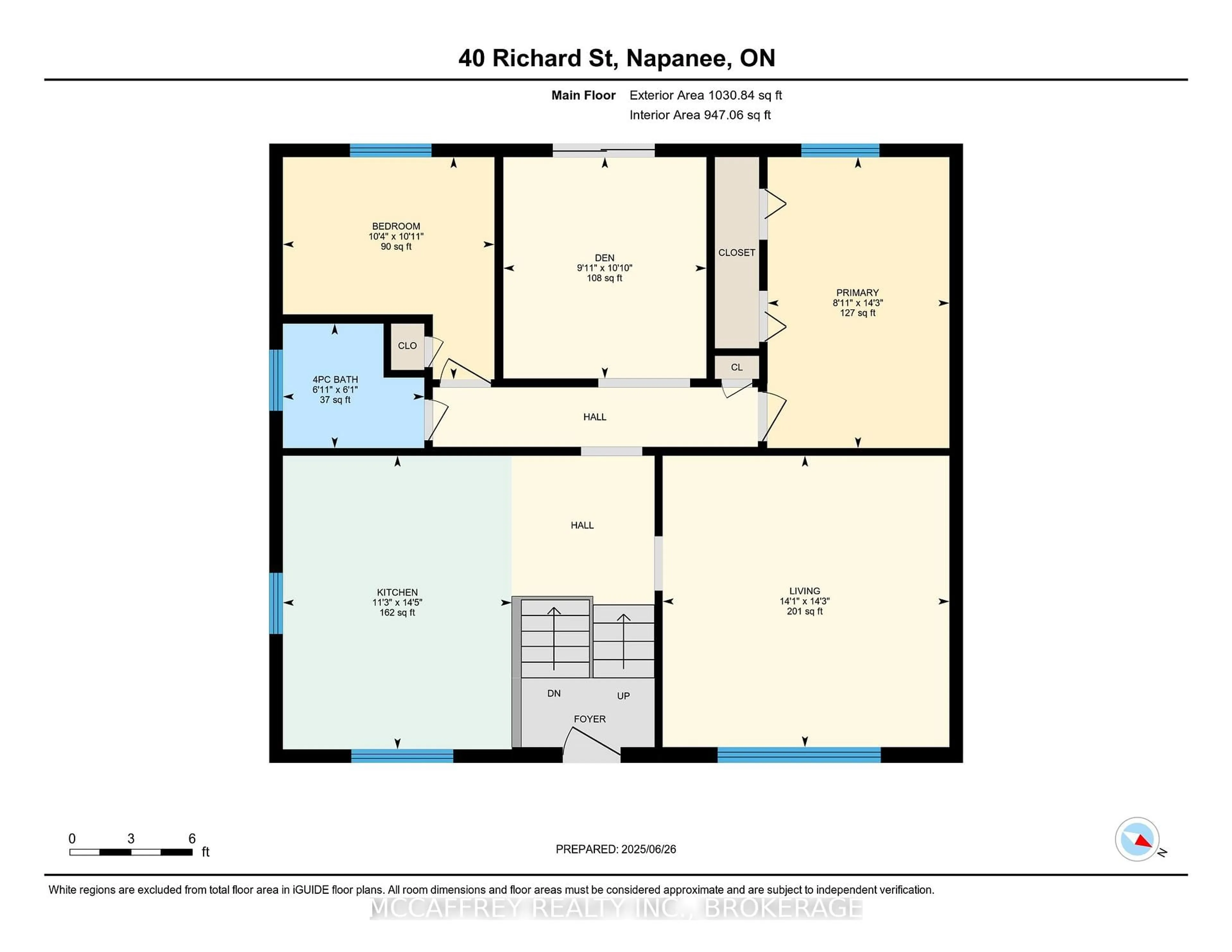 Floor plan for 40 Richard St, Greater Napanee Ontario K7R 2S9