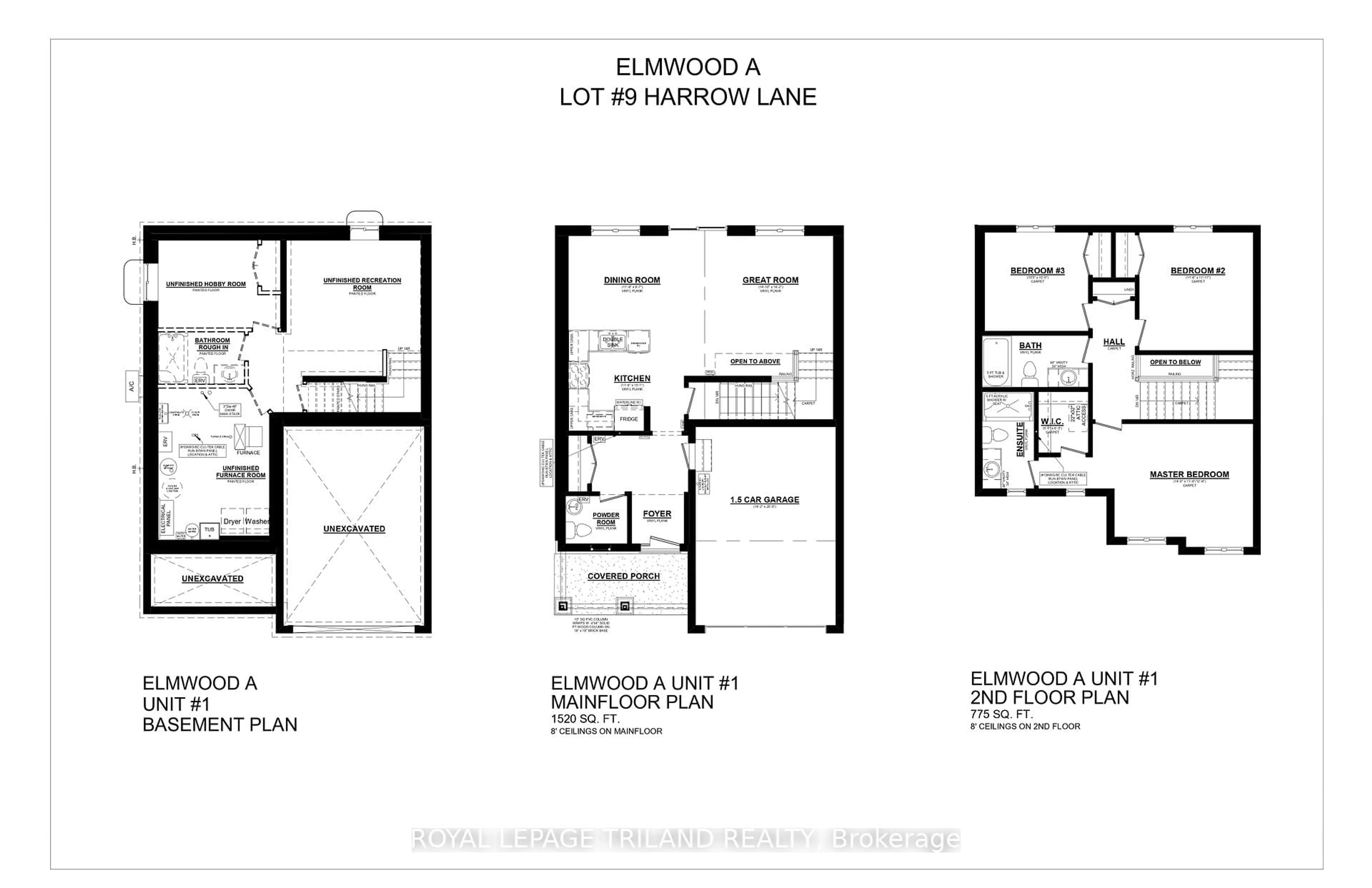 Floor plan for 26 HARROW Lane, St. Thomas Ontario N5R 0P3