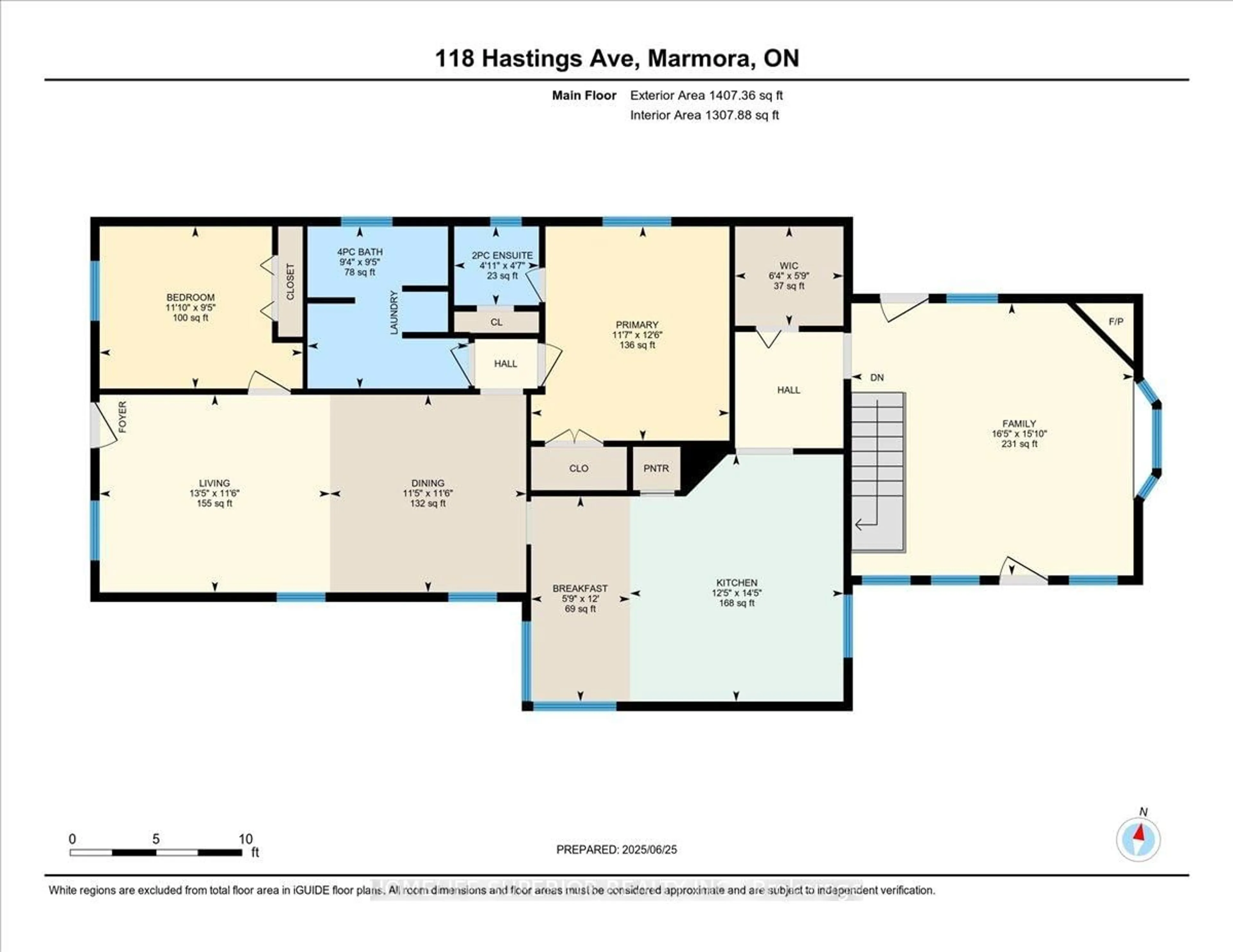 Floor plan for 118 Hastings Ave, Limoges Ontario K0K 2M0