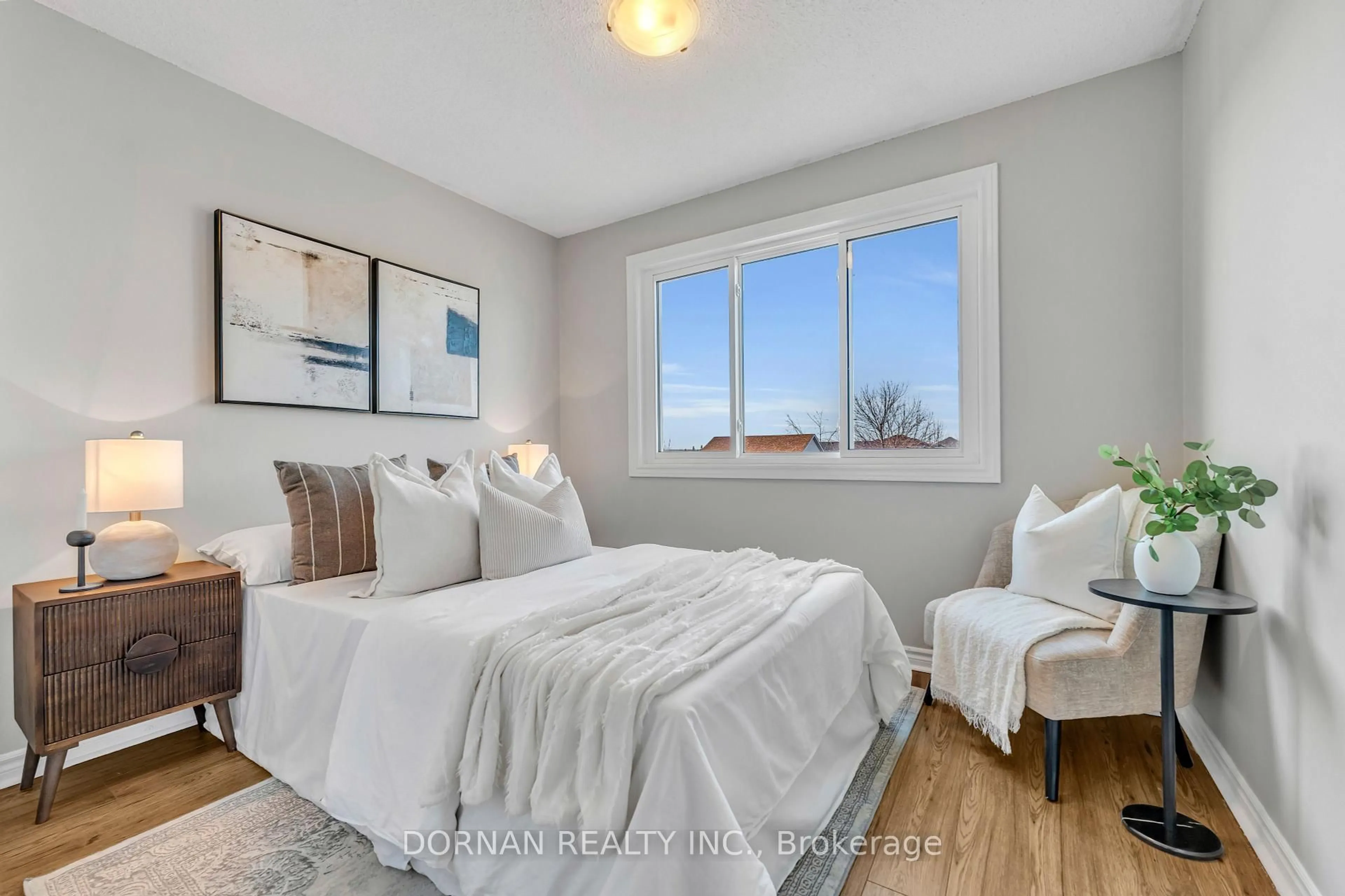 Bedroom with bed, unknown for 732 Trailview Dr, Peterborough South Ontario K9J 8P2