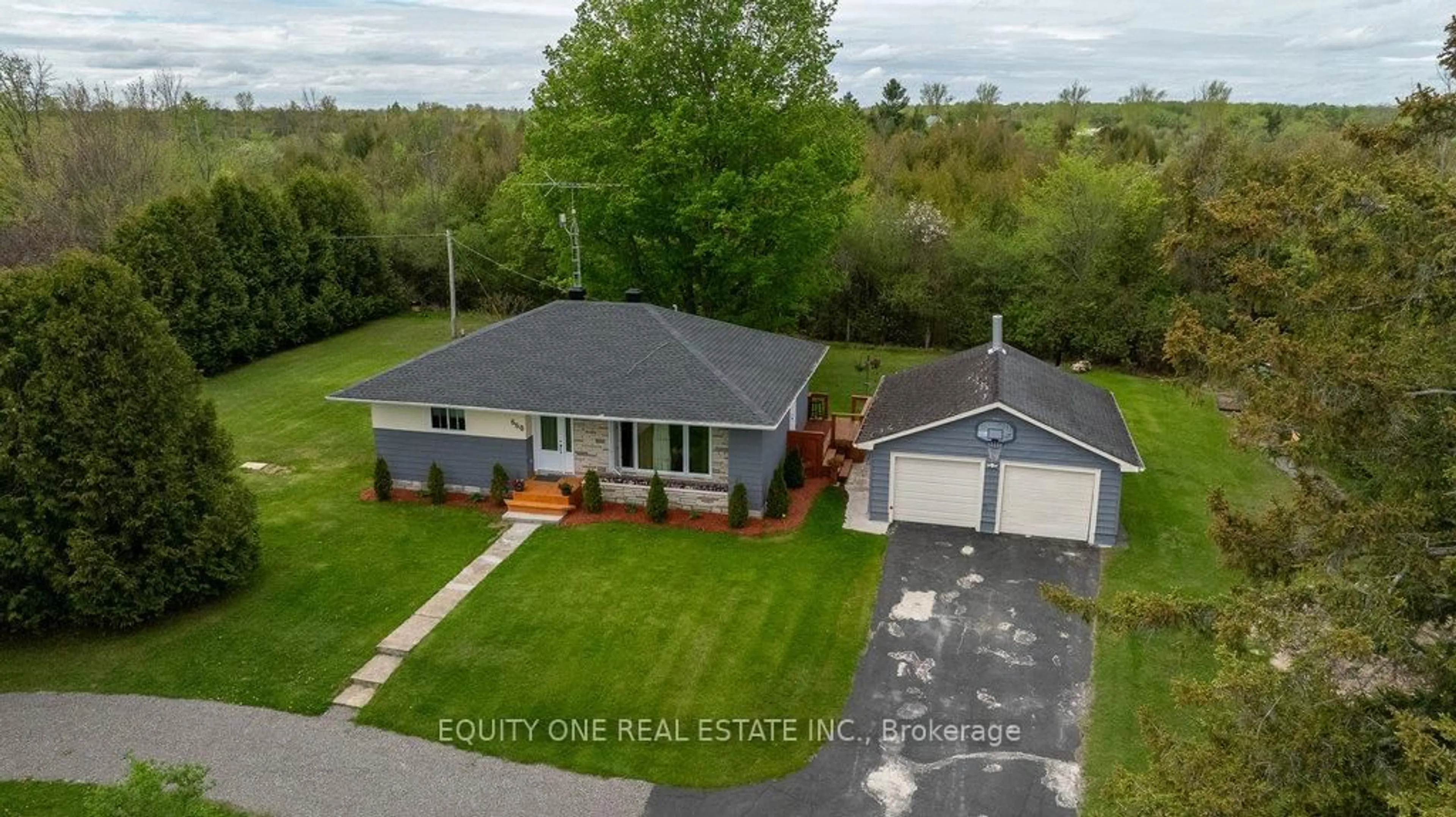 A pic from outside/outdoor area/front of a property/back of a property/a pic from drone, water/lake/river/ocean view for 660 County 29 Rd, Elizabethtown-Kitley Ontario K0G 1G0