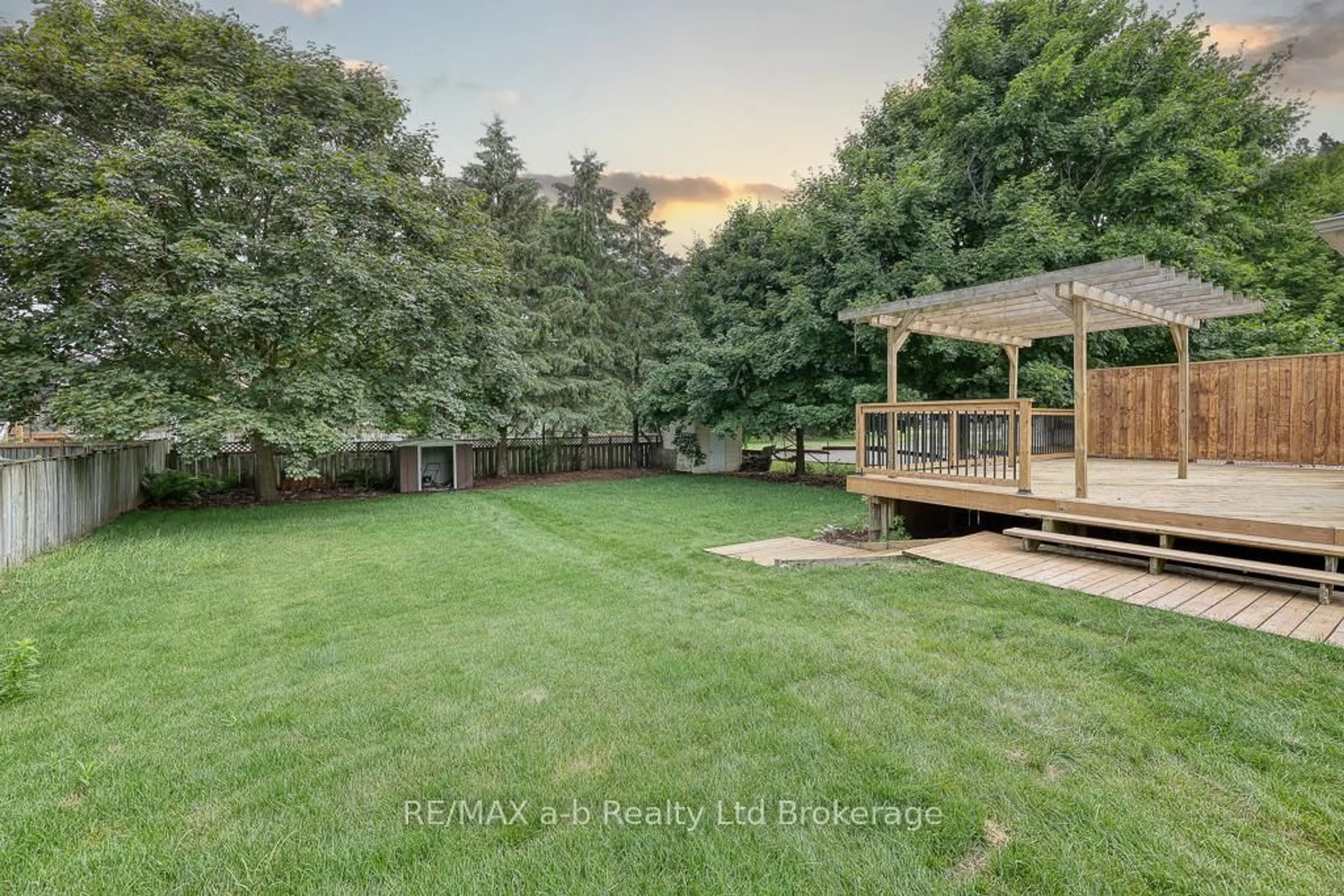 A pic from outside/outdoor area/front of a property/back of a property/a pic from drone, forest/trees view for 15 Albert St, Blandford-Blenheim Ontario N0J 1S0