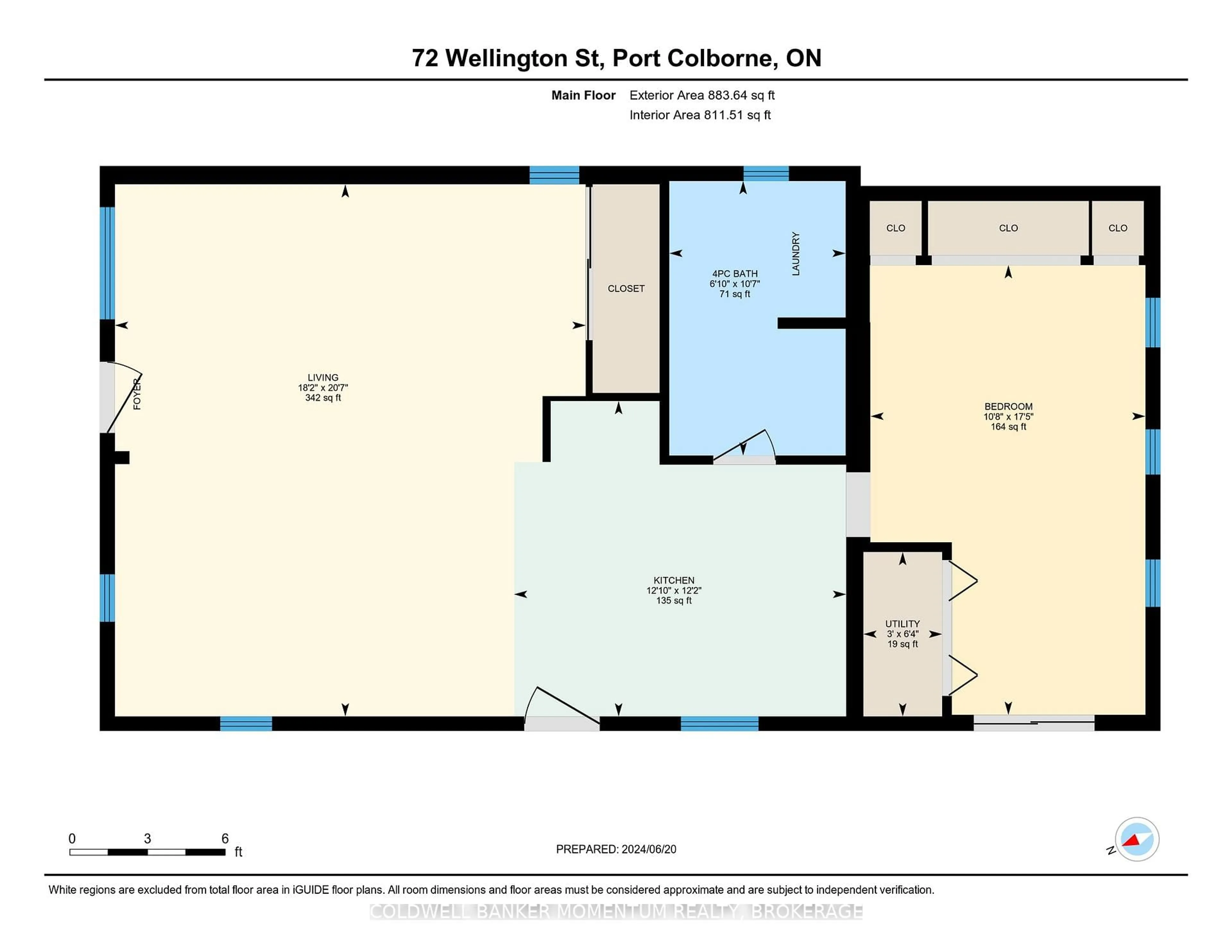 Floor plan for 72 WELLINGTON St, Port Colborne Ontario L3K 2J7