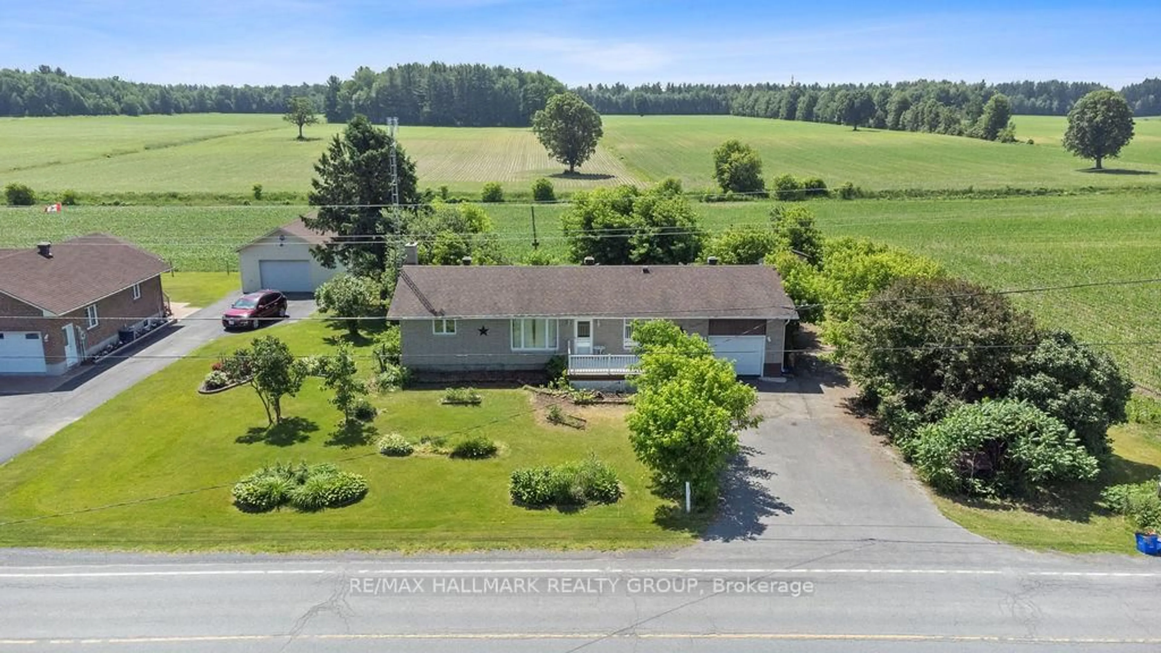 A pic from outside/outdoor area/front of a property/back of a property/a pic from drone, water/lake/river/ocean view for 1883 Calypso St, The Nation Ontario K0A 2M0