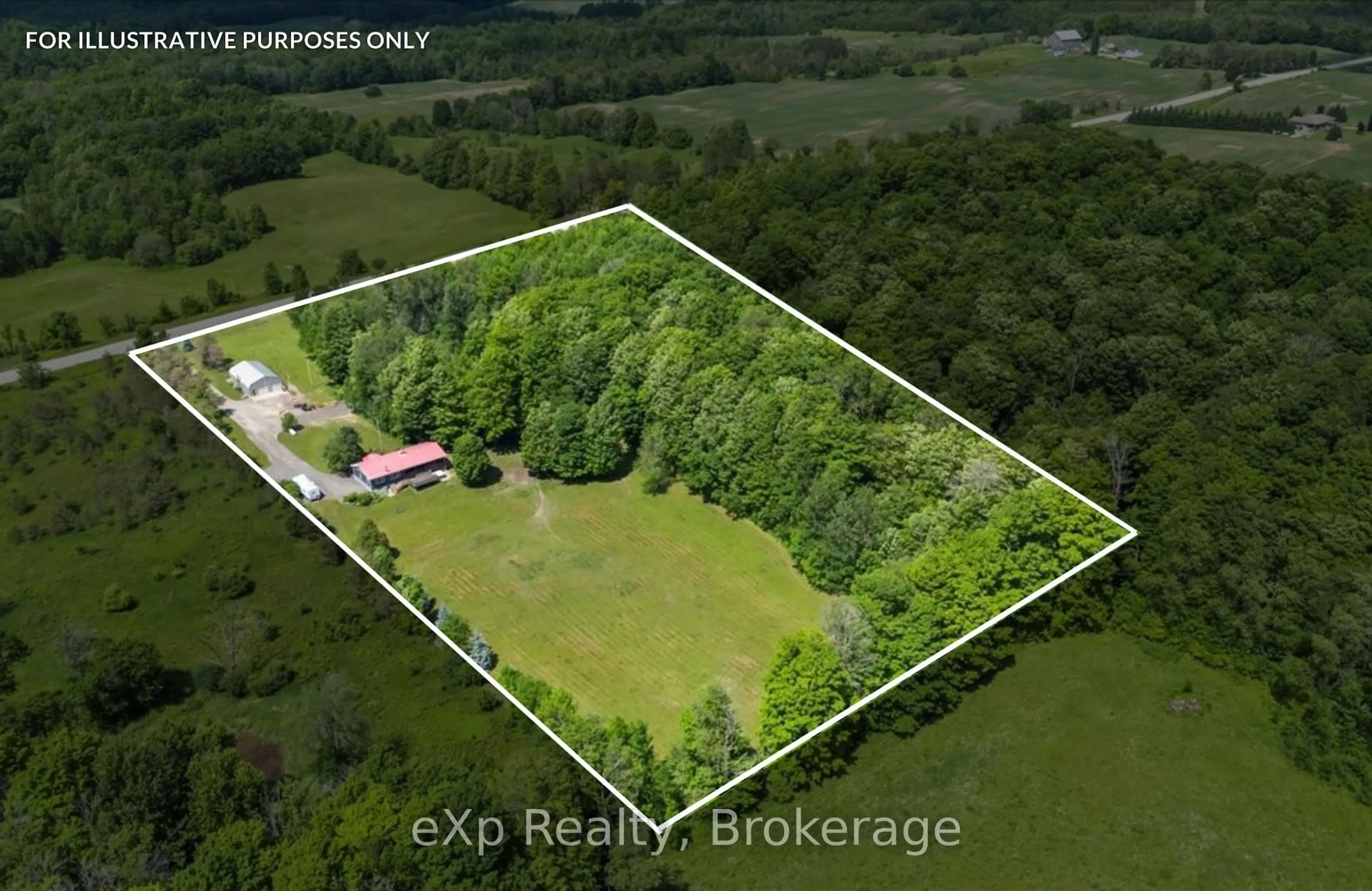A pic from outside/outdoor area/front of a property/back of a property/a pic from drone, building for 122668 Grey Road 9, West Grey Ontario N0G 1C0