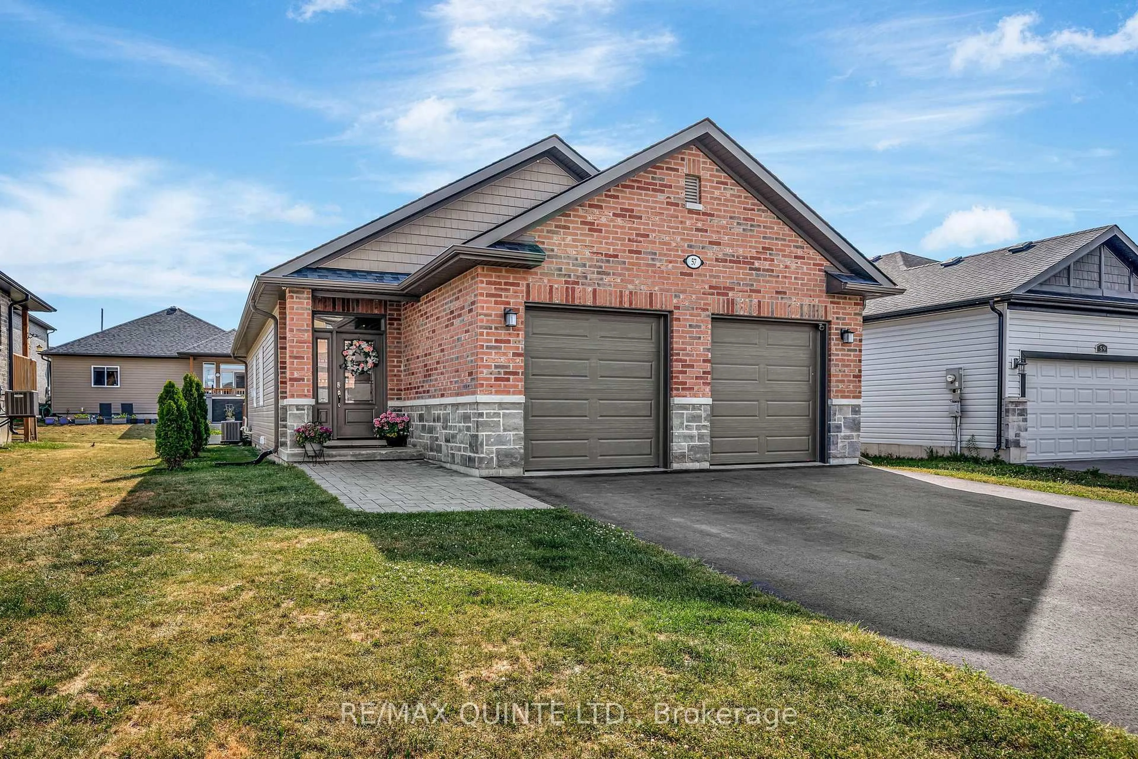 Home with brick exterior material, street for 57 Redwood Dr, Belleville Ontario K8N 0K3