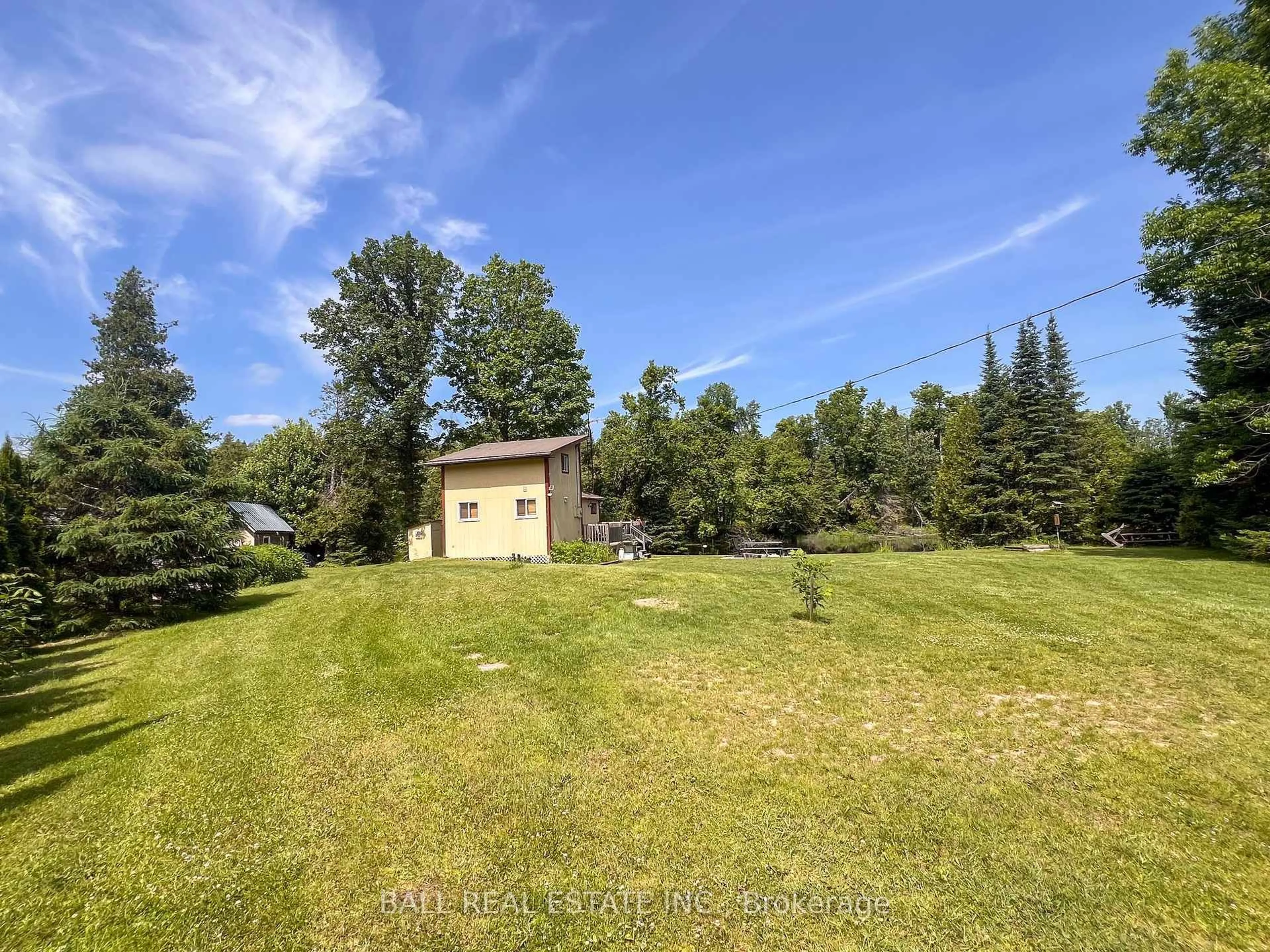A pic from outside/outdoor area/front of a property/back of a property/a pic from drone, forest/trees view for 106 Fidlar Crt, Limoges Ontario K0K 2M0