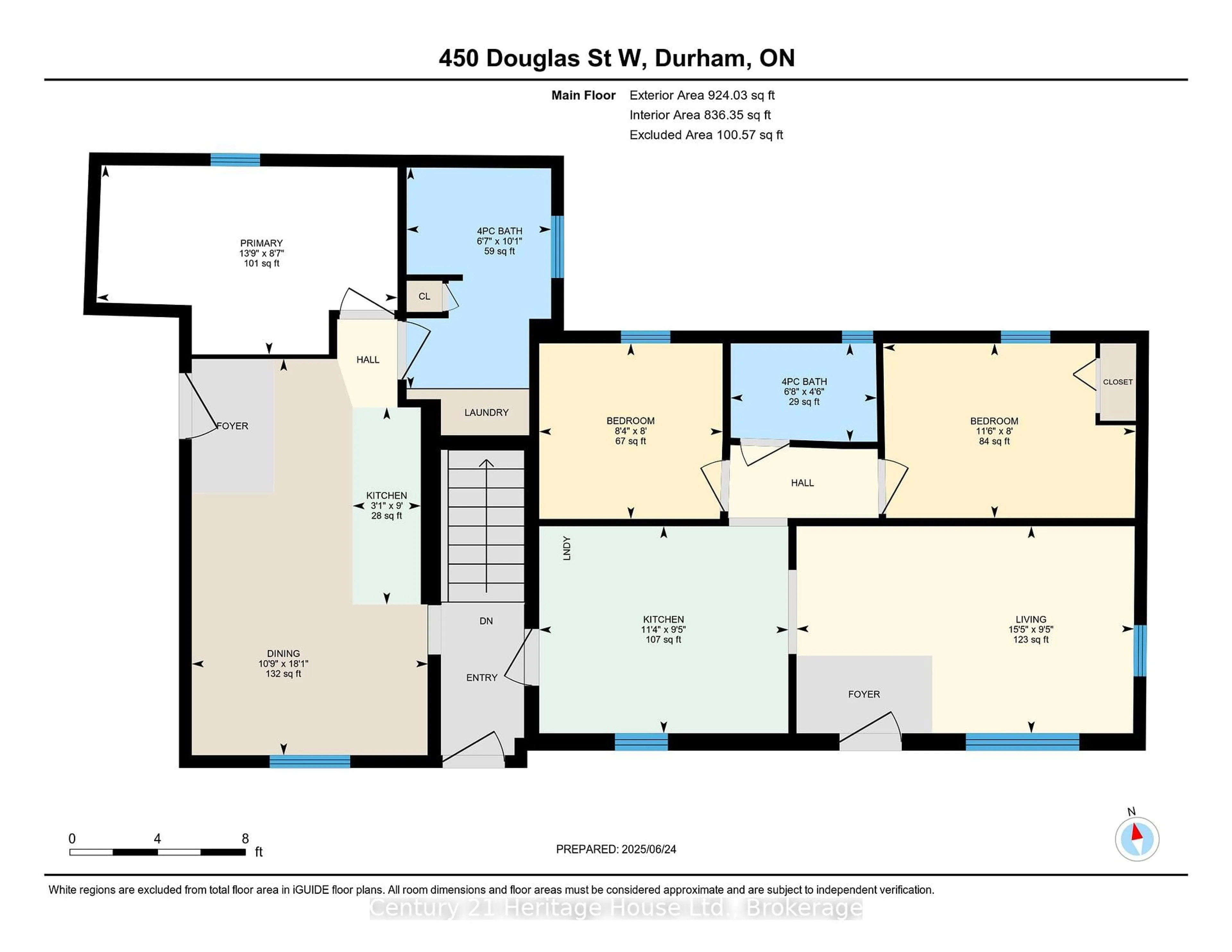 Floor plan for 450 Douglas St, West Grey Ontario N0G 1R0