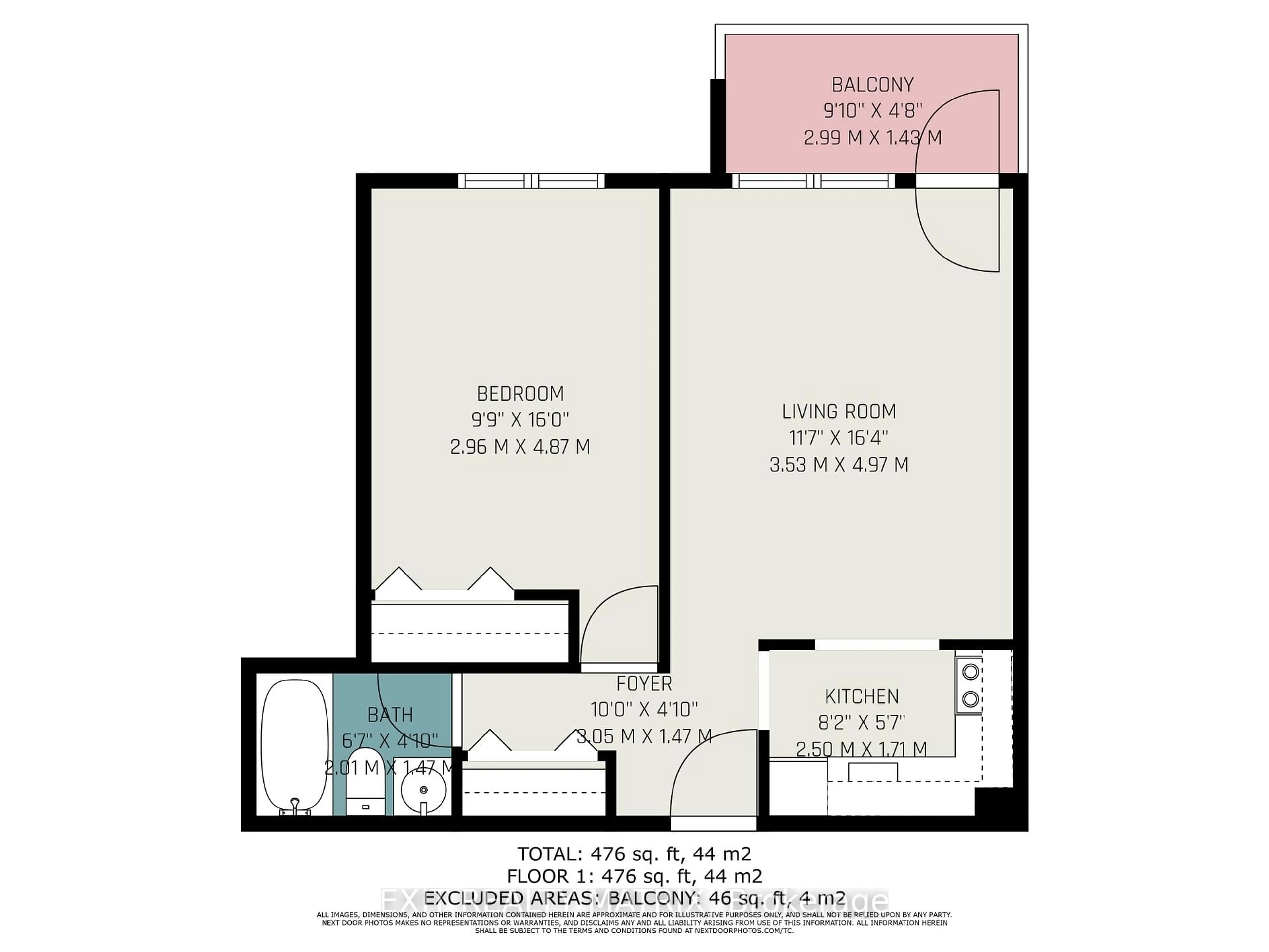 Floor plan for 2041 Arrowsmith Dr #403C, Ottawa Ontario K1J 7V7