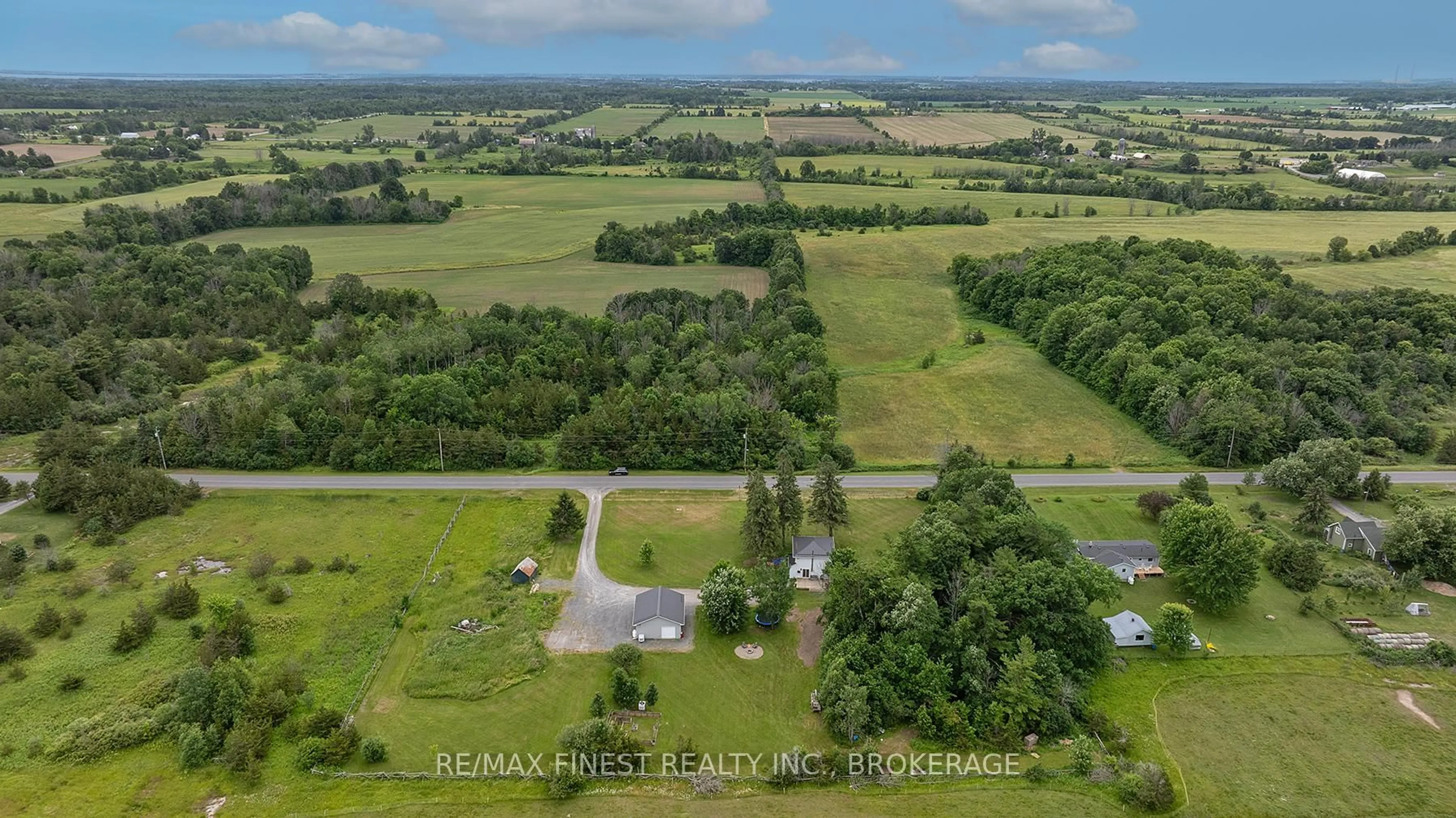 A pic from outside/outdoor area/front of a property/back of a property/a pic from drone, unknown for 2001 Sharpe Rd, Bissett Creek Ontario K0H 2H0